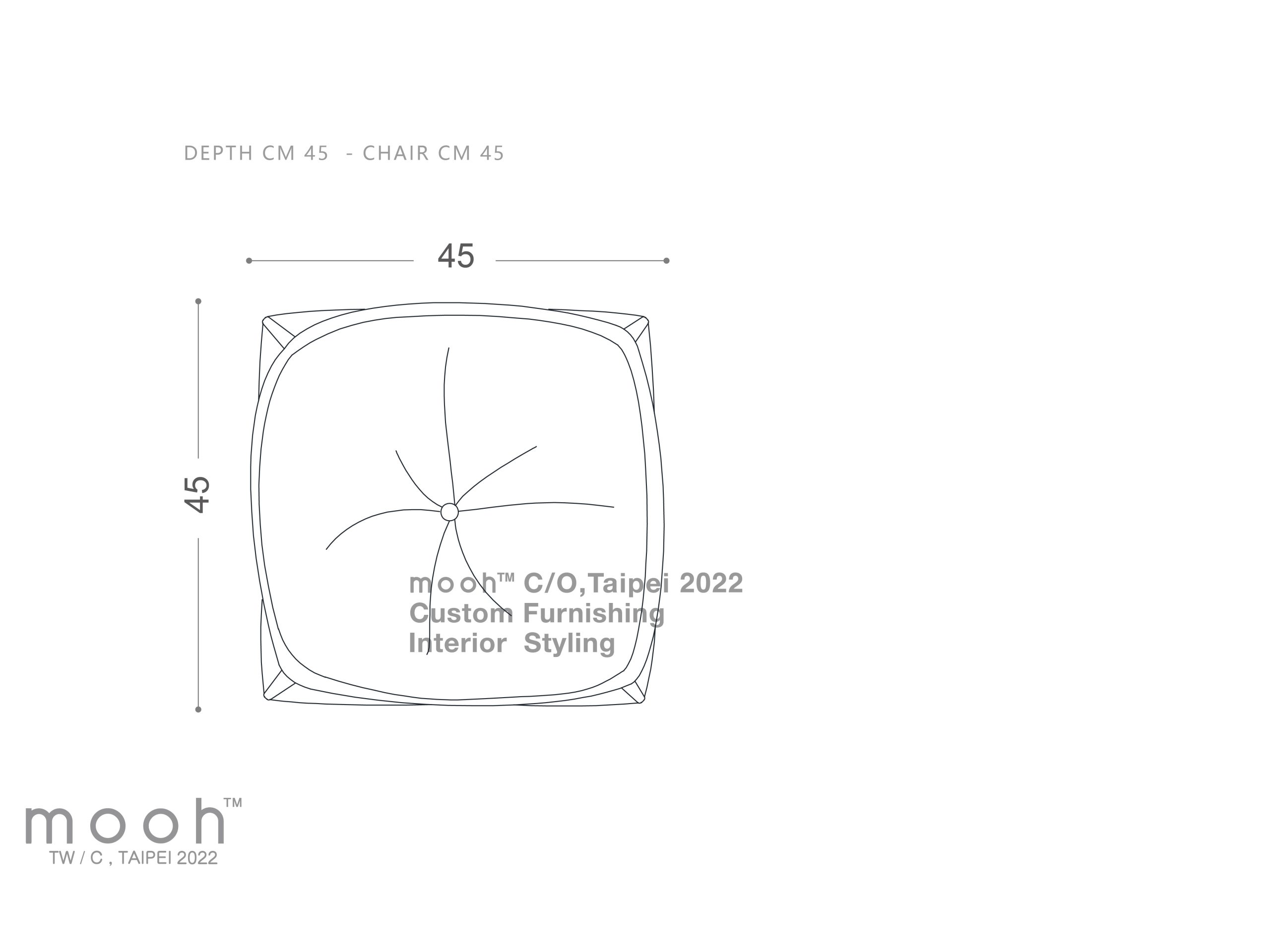 mooh Living 貝倫｜椅凳-詳細規格