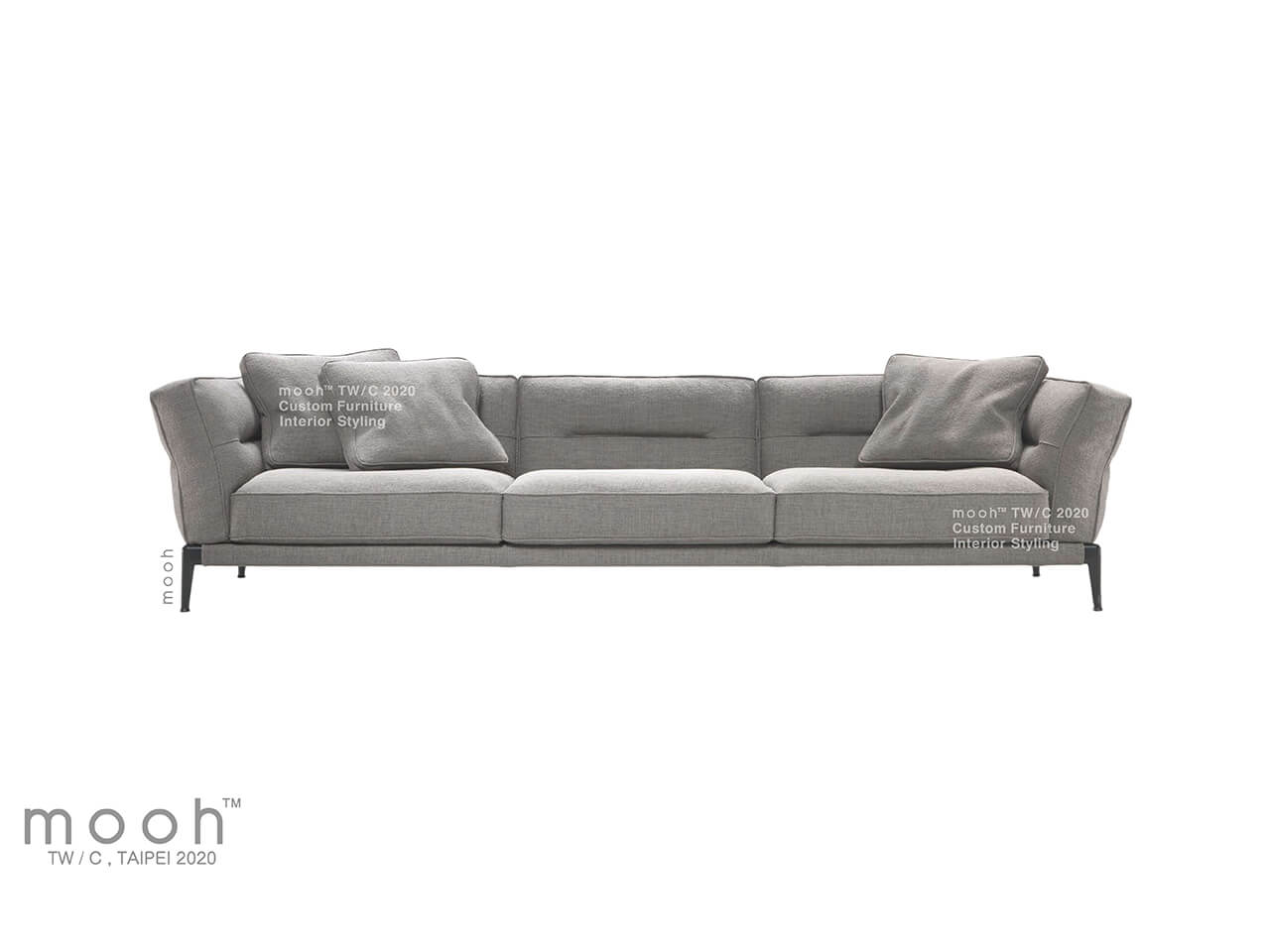 mooh Living 雷諾｜三人沙發