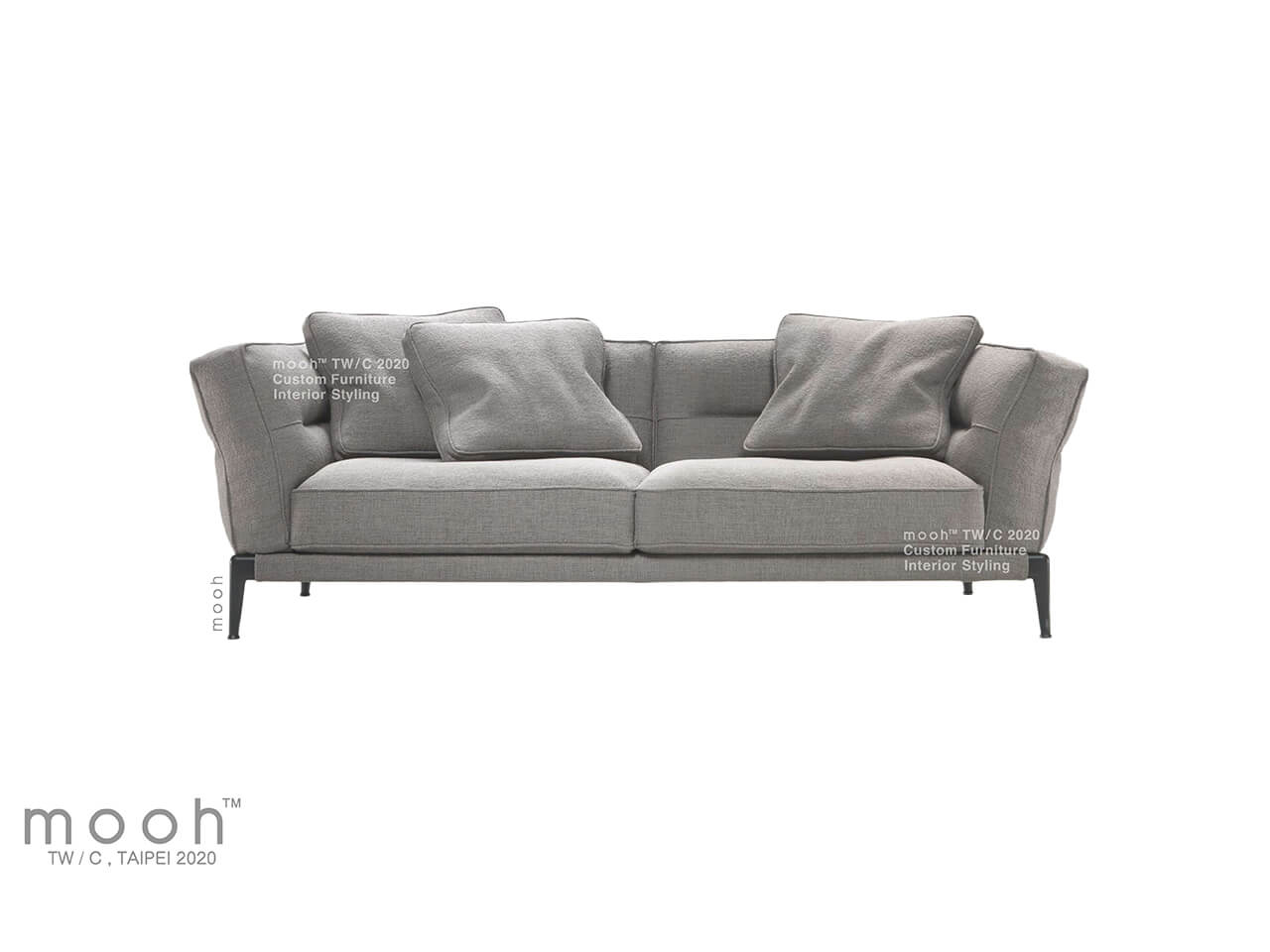 mooh Living 雷諾｜三人沙發