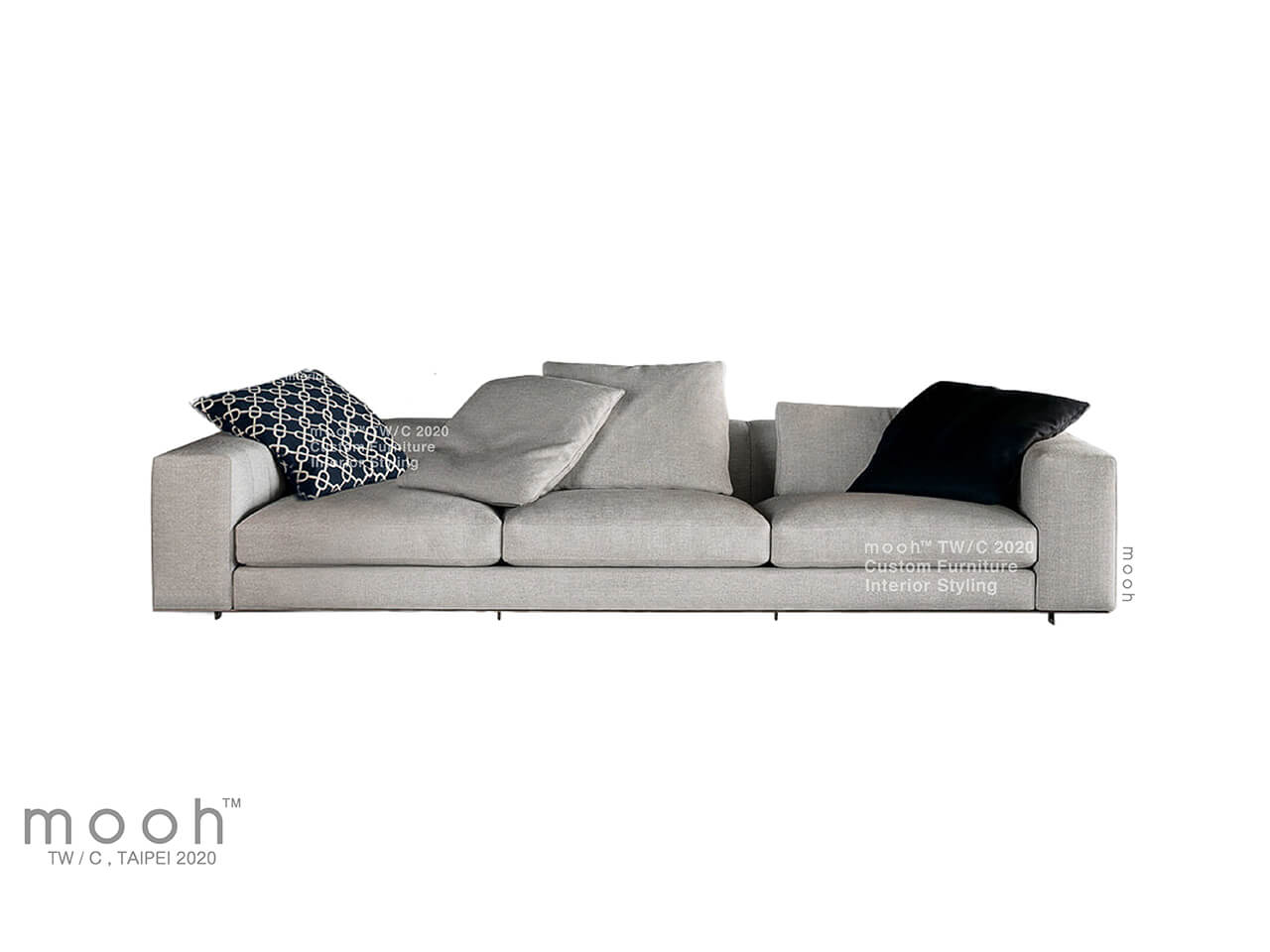mooh Living 丹佛 │三人沙發