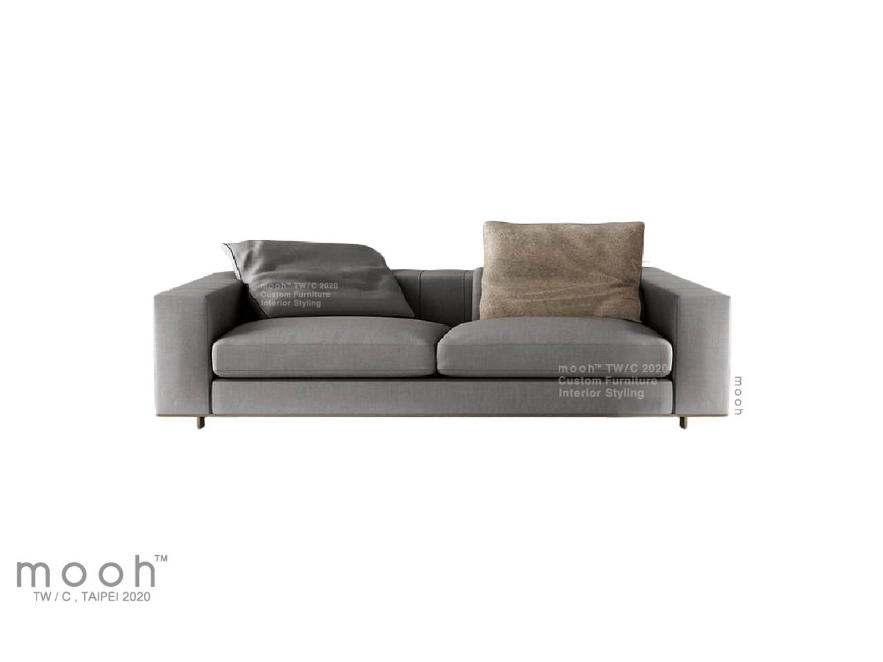 mooh Living 丹佛 │三人沙發