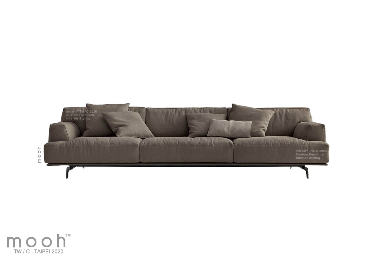 mooh Living 霍克松｜三人沙發