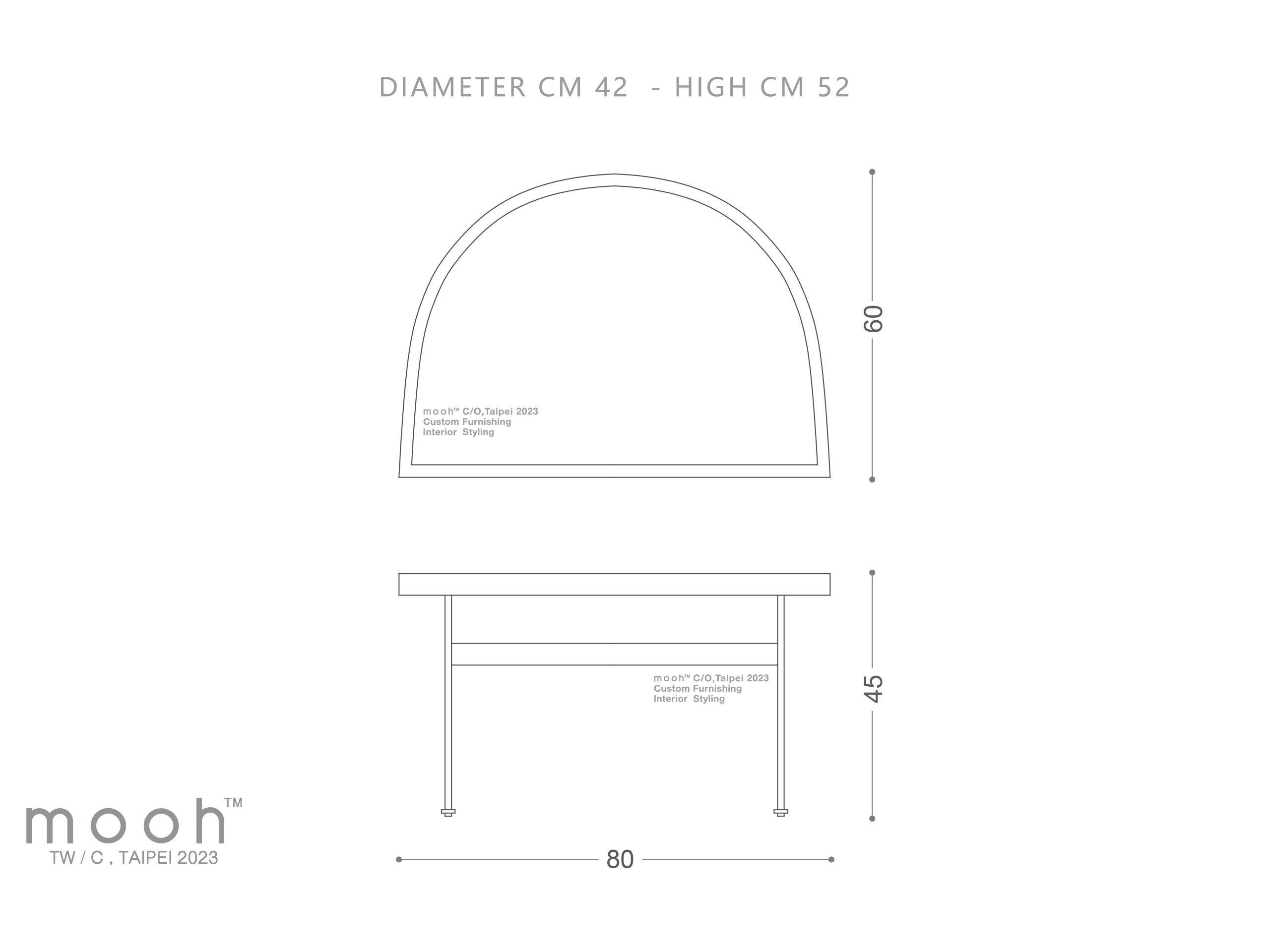 mooh Living 巴頓｜邊几-詳細規格