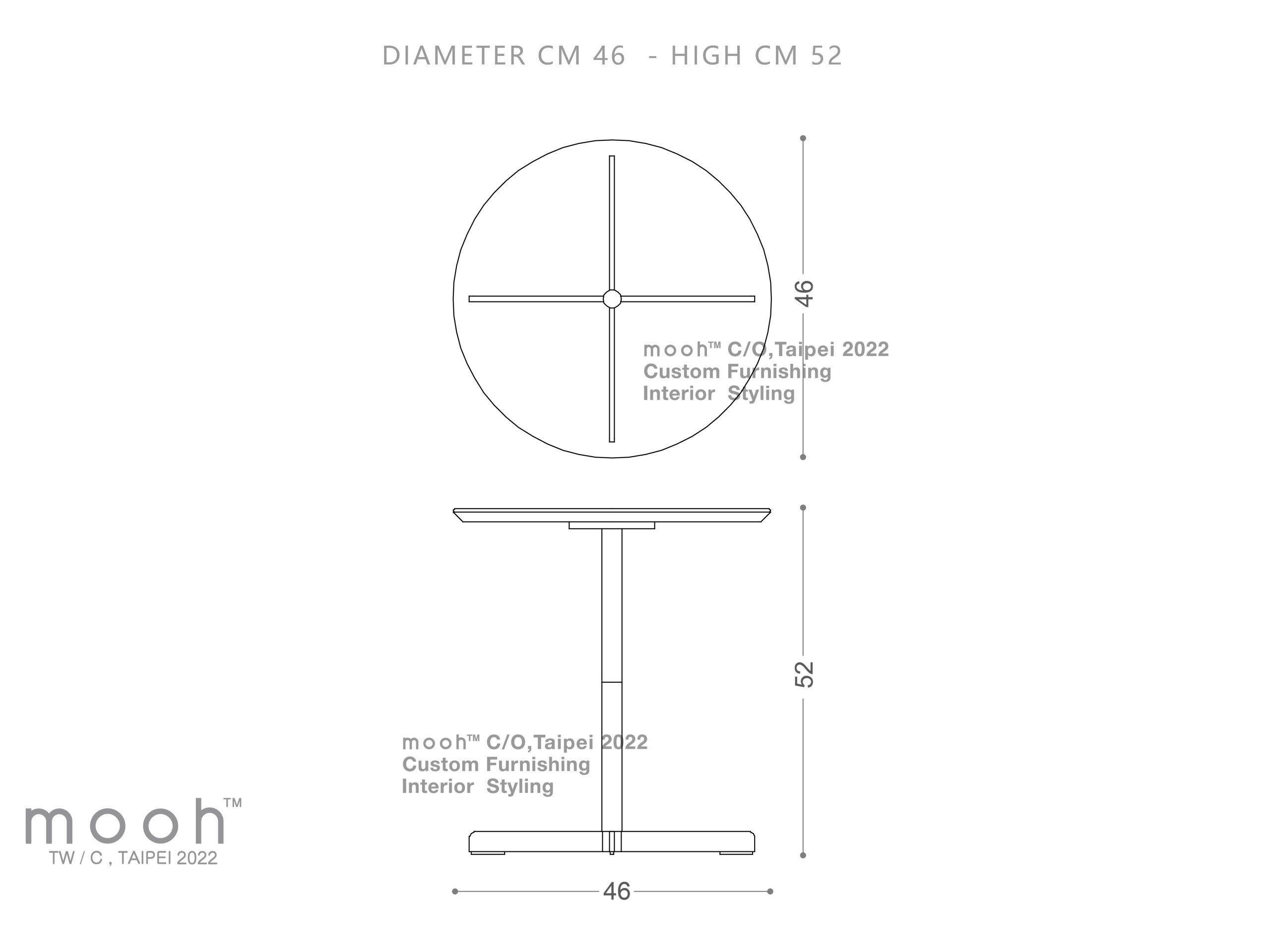 mooh Living 比爾森｜邊几-詳細規格