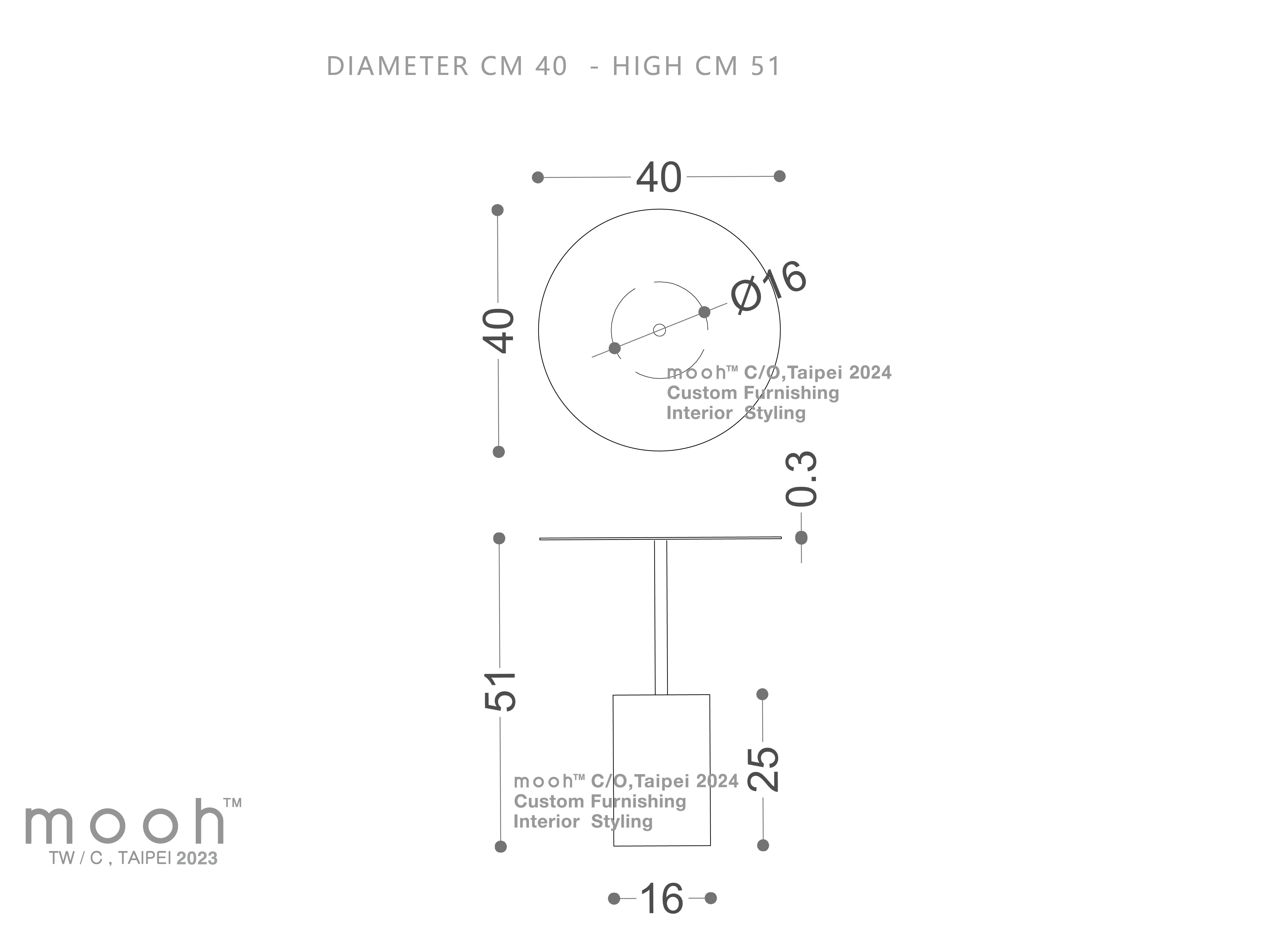 mooh Living 維娜｜邊几