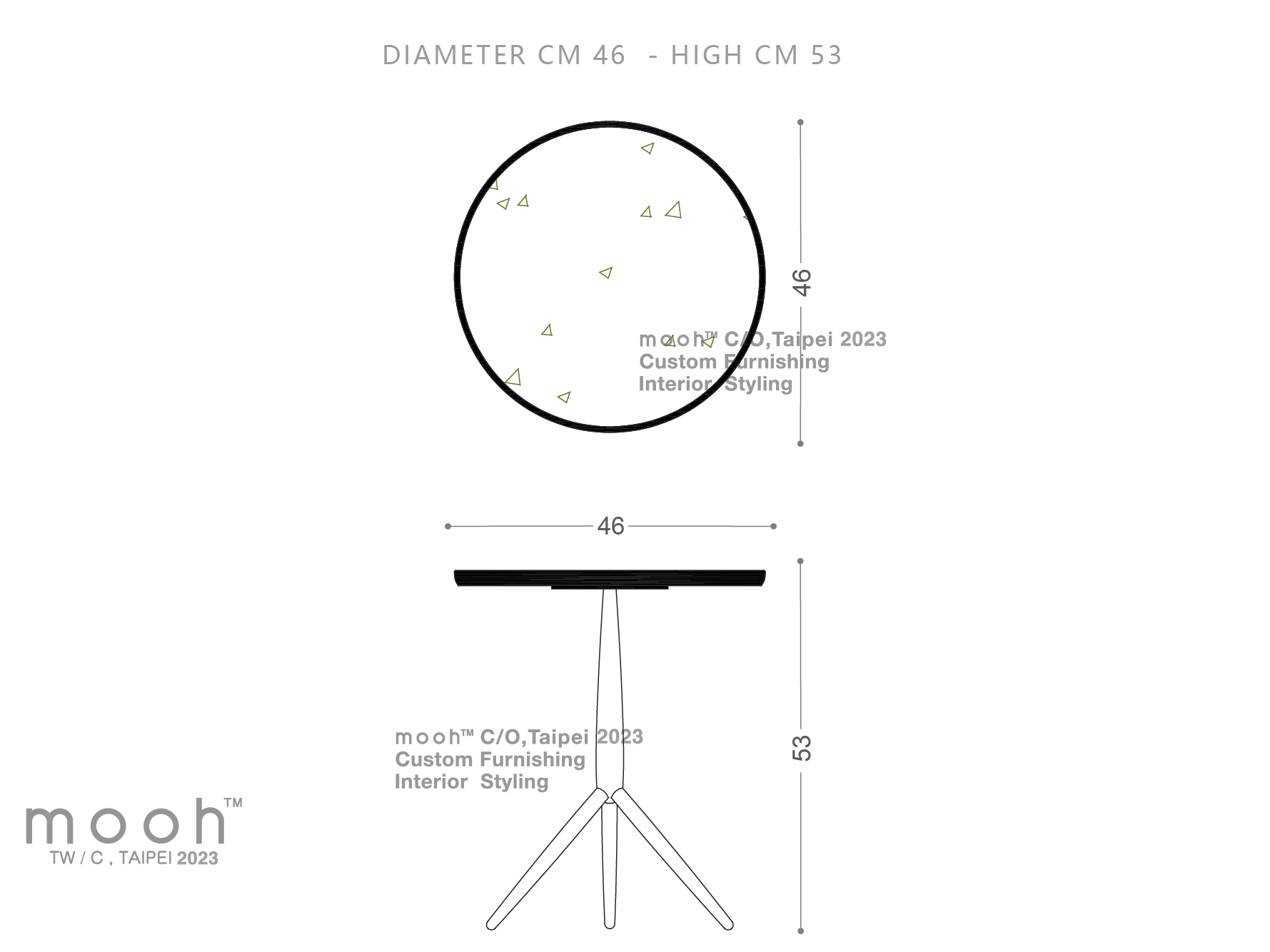 mooh Living 茲林｜邊几-詳細規格