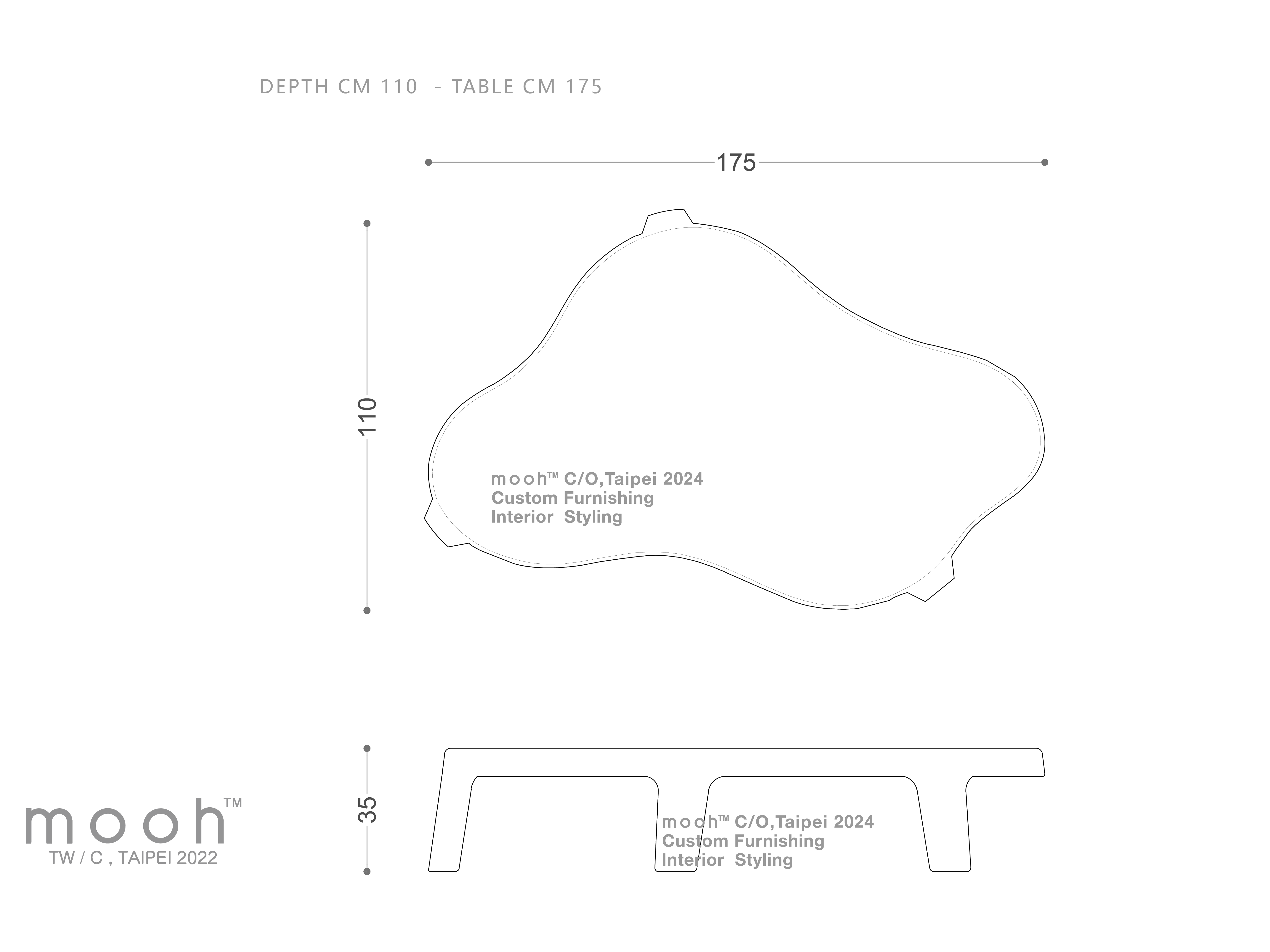 mooh Living 莫爾日｜茶几-詳細規格