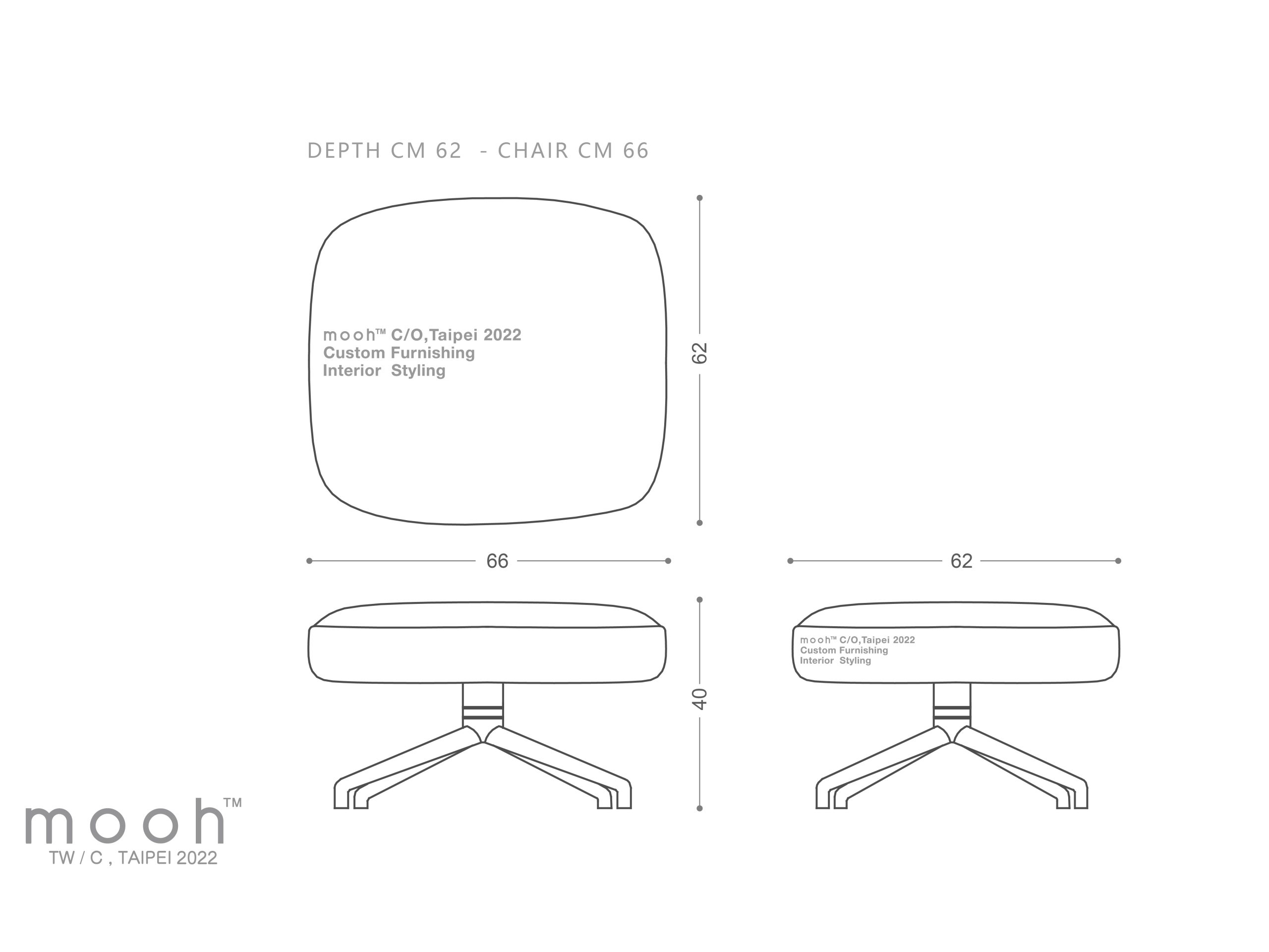 mooh Living 伊芙 Ii｜椅凳-詳細規格