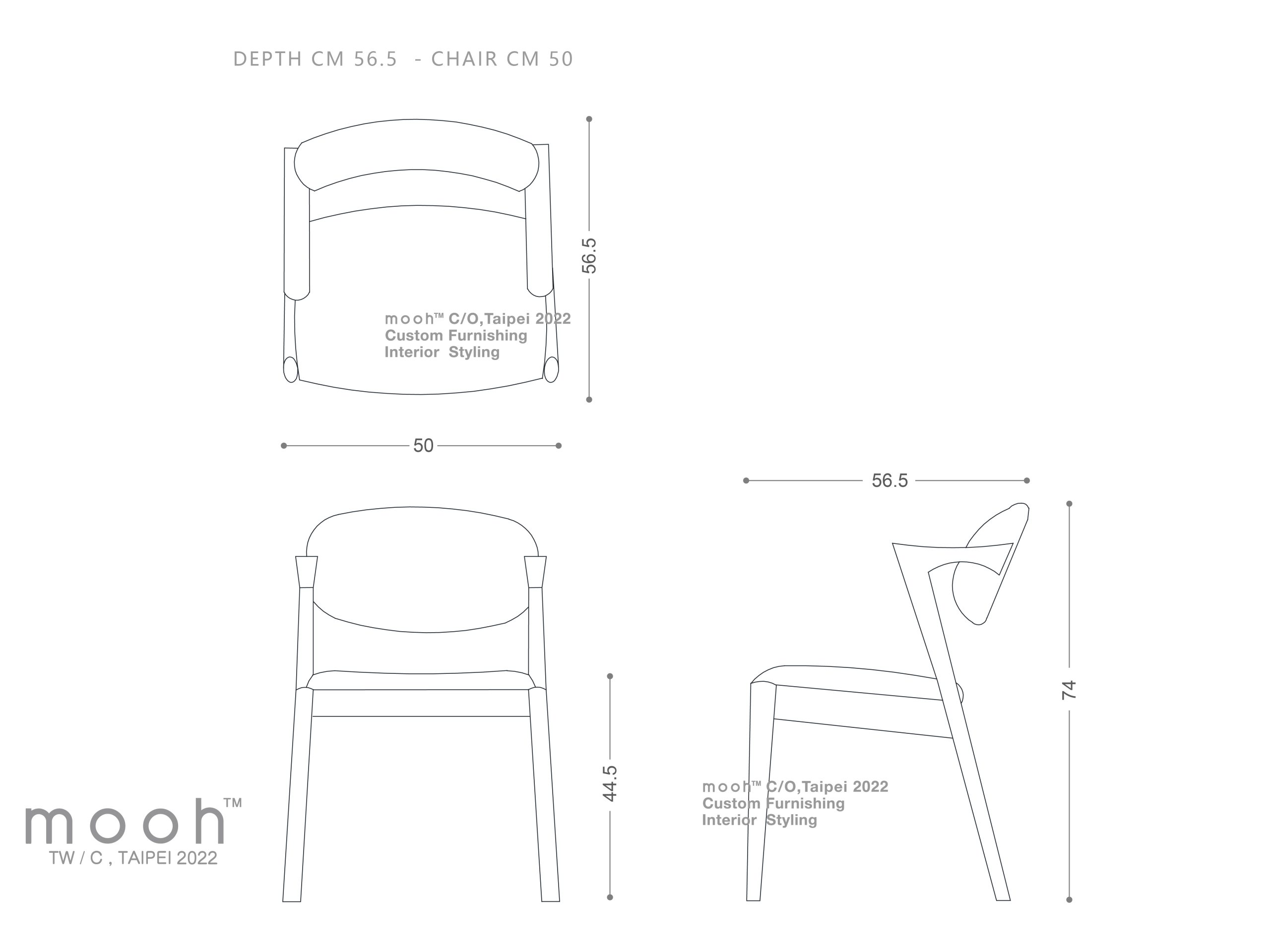 mooh Living 韋里亞 │扶手餐椅 -詳細規格