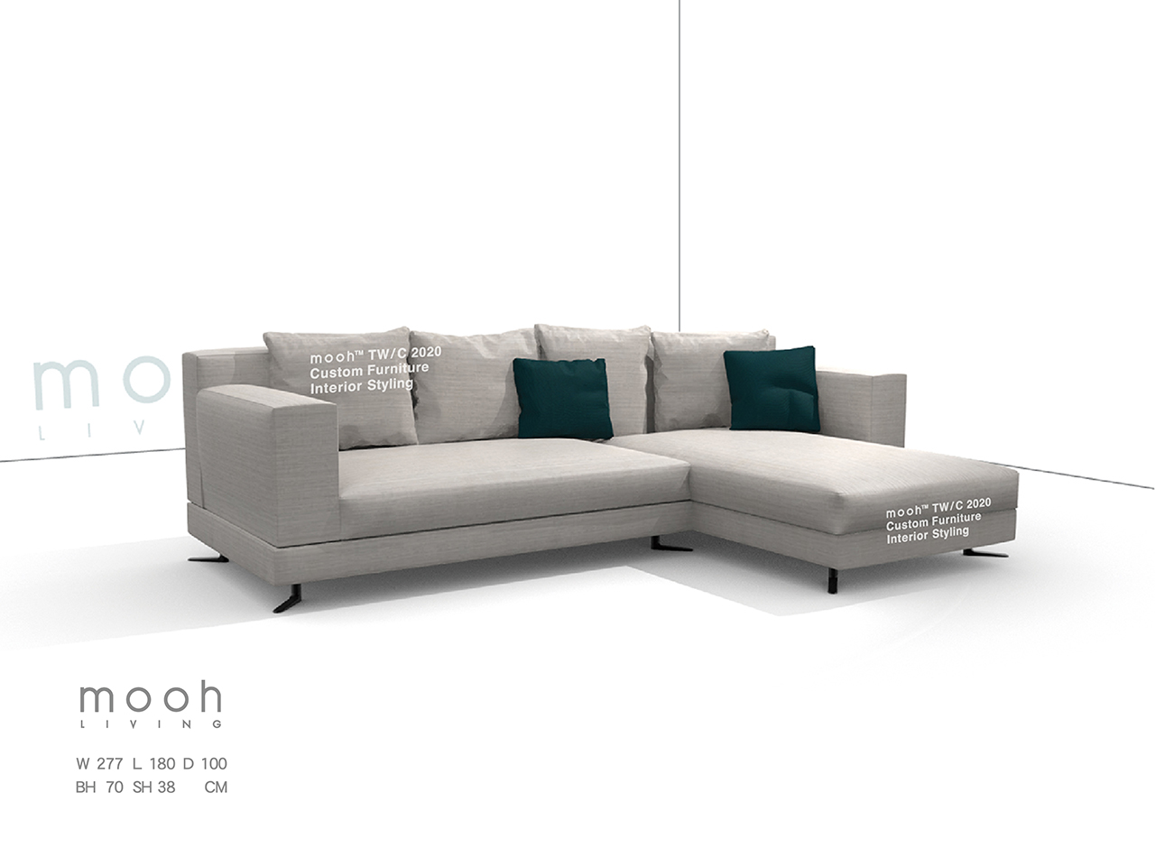 mooh Living 奧斯｜L型沙發