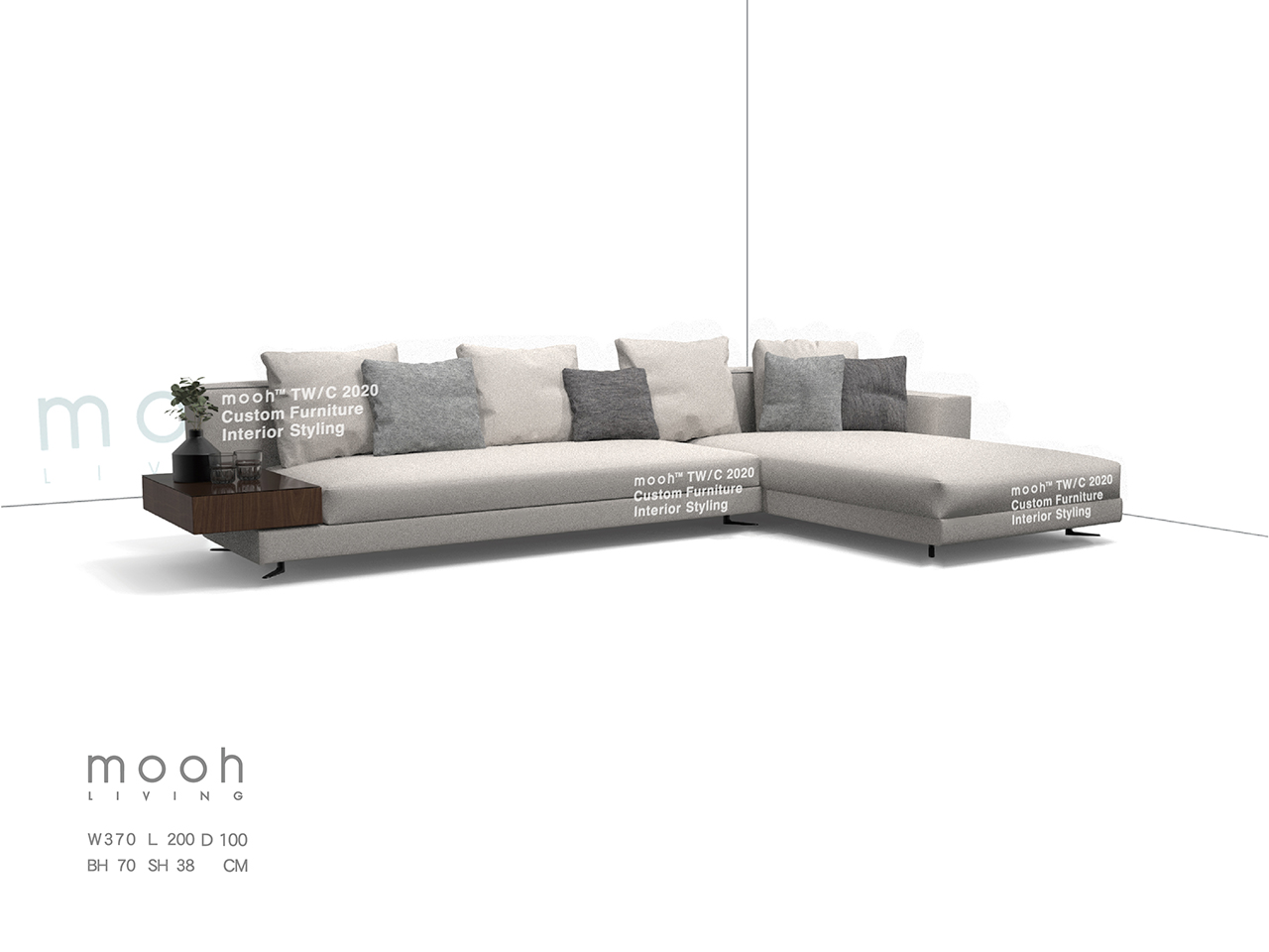 mooh Living 奧斯｜L型沙發