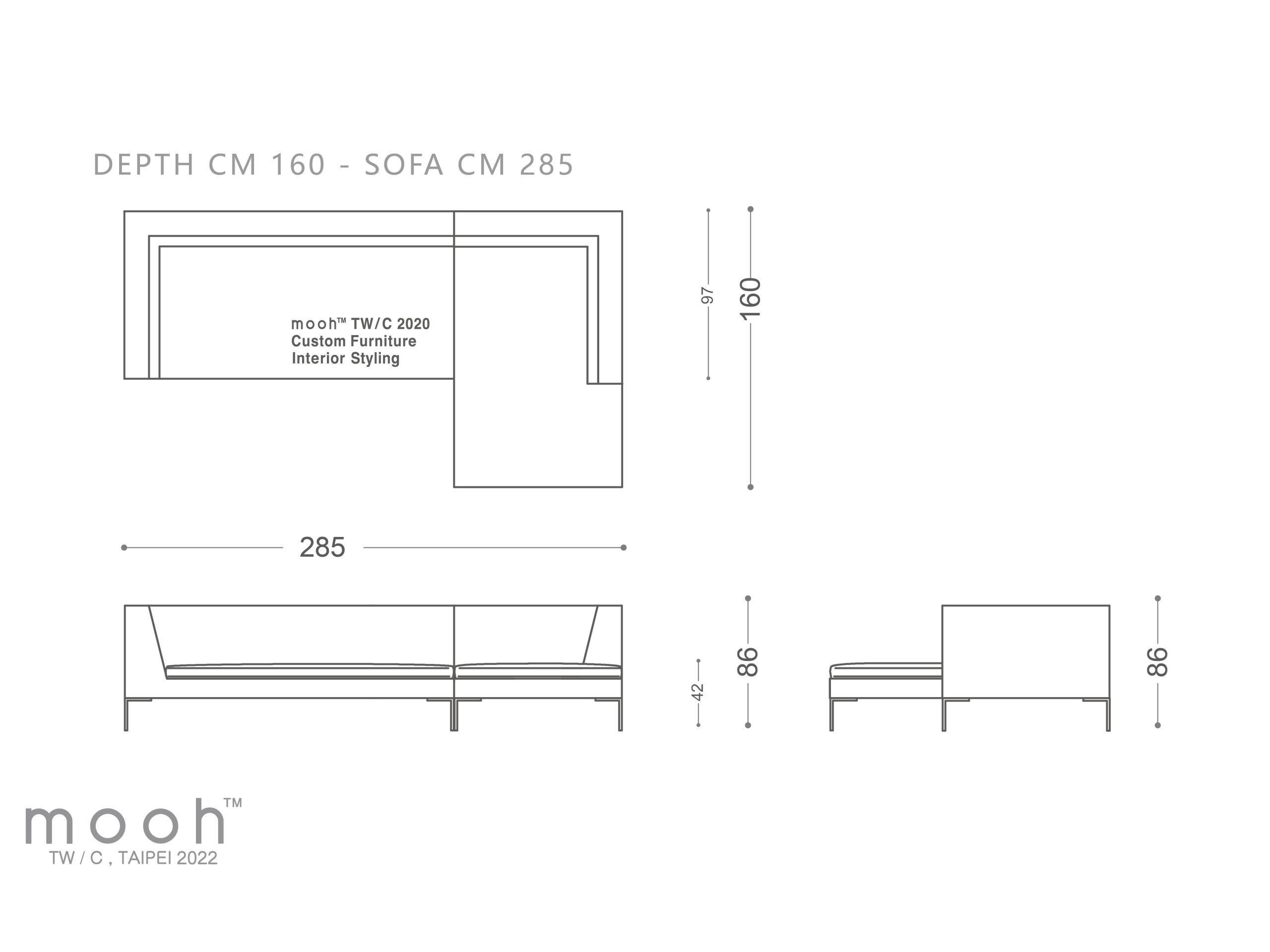 mooh Living 維爾｜L型沙發-詳細規格