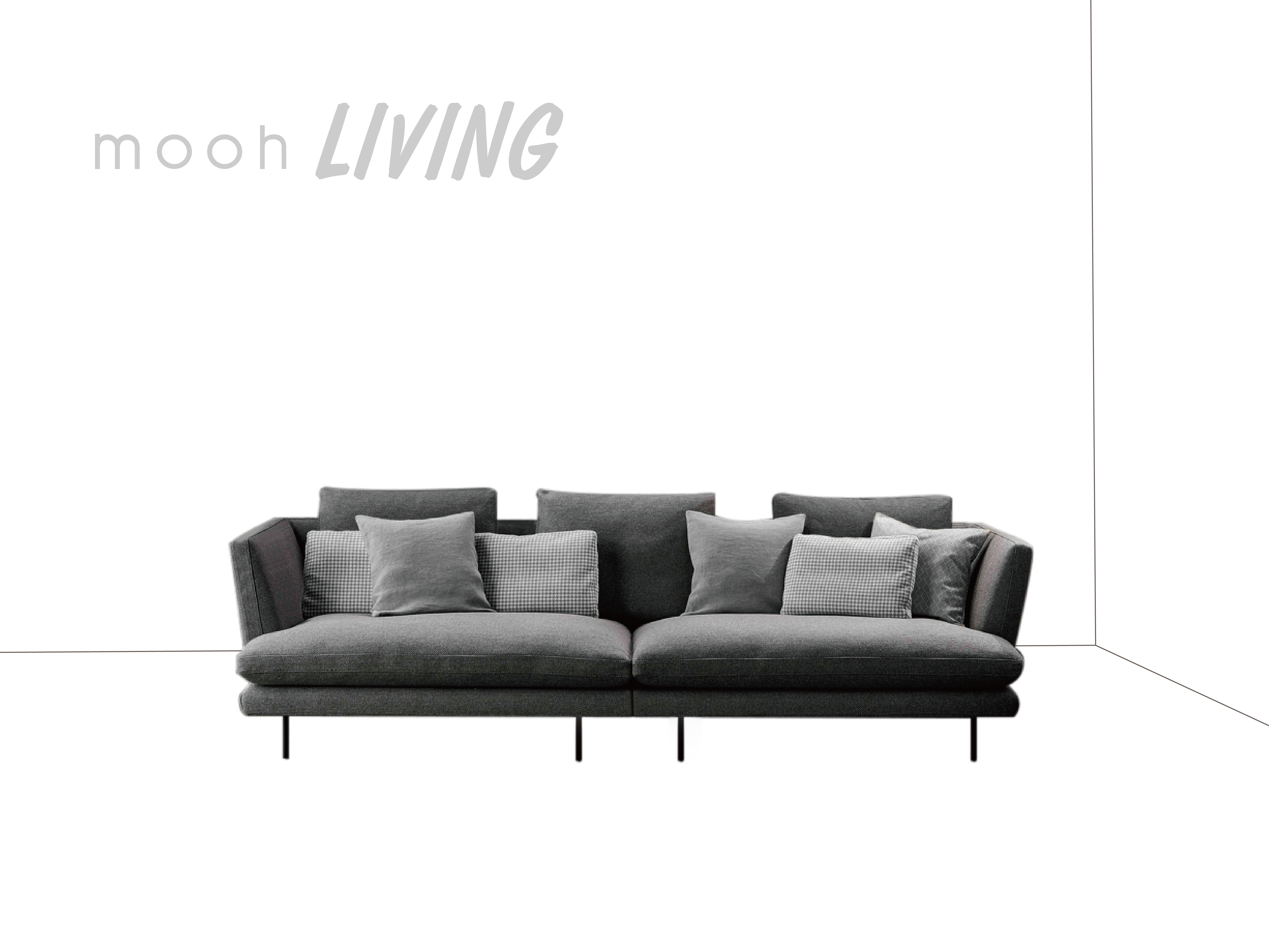 mooh Living 利勒桑｜三人沙發