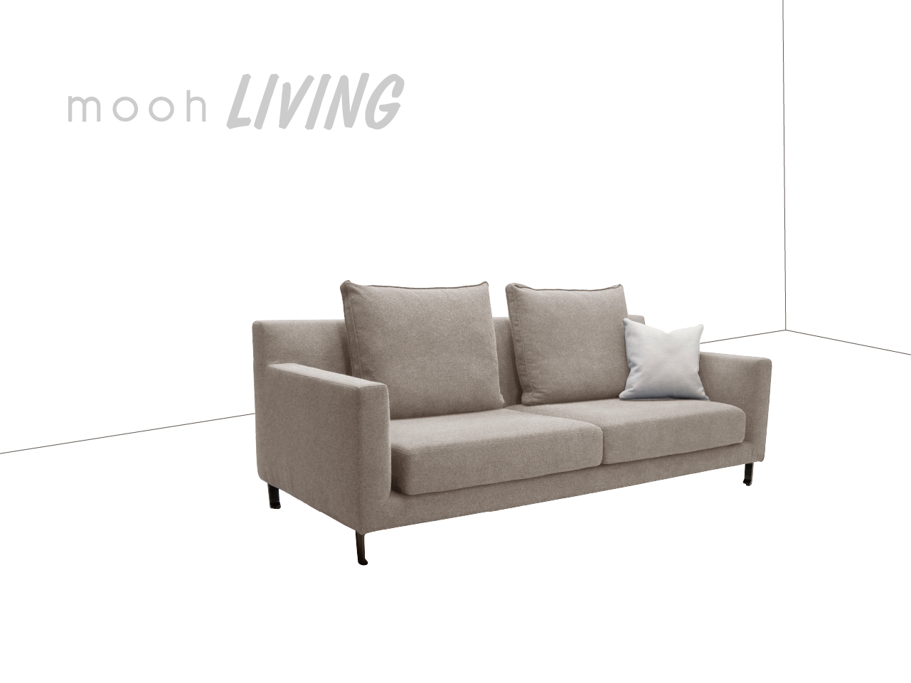 mooh Living 諾曼｜三人沙發