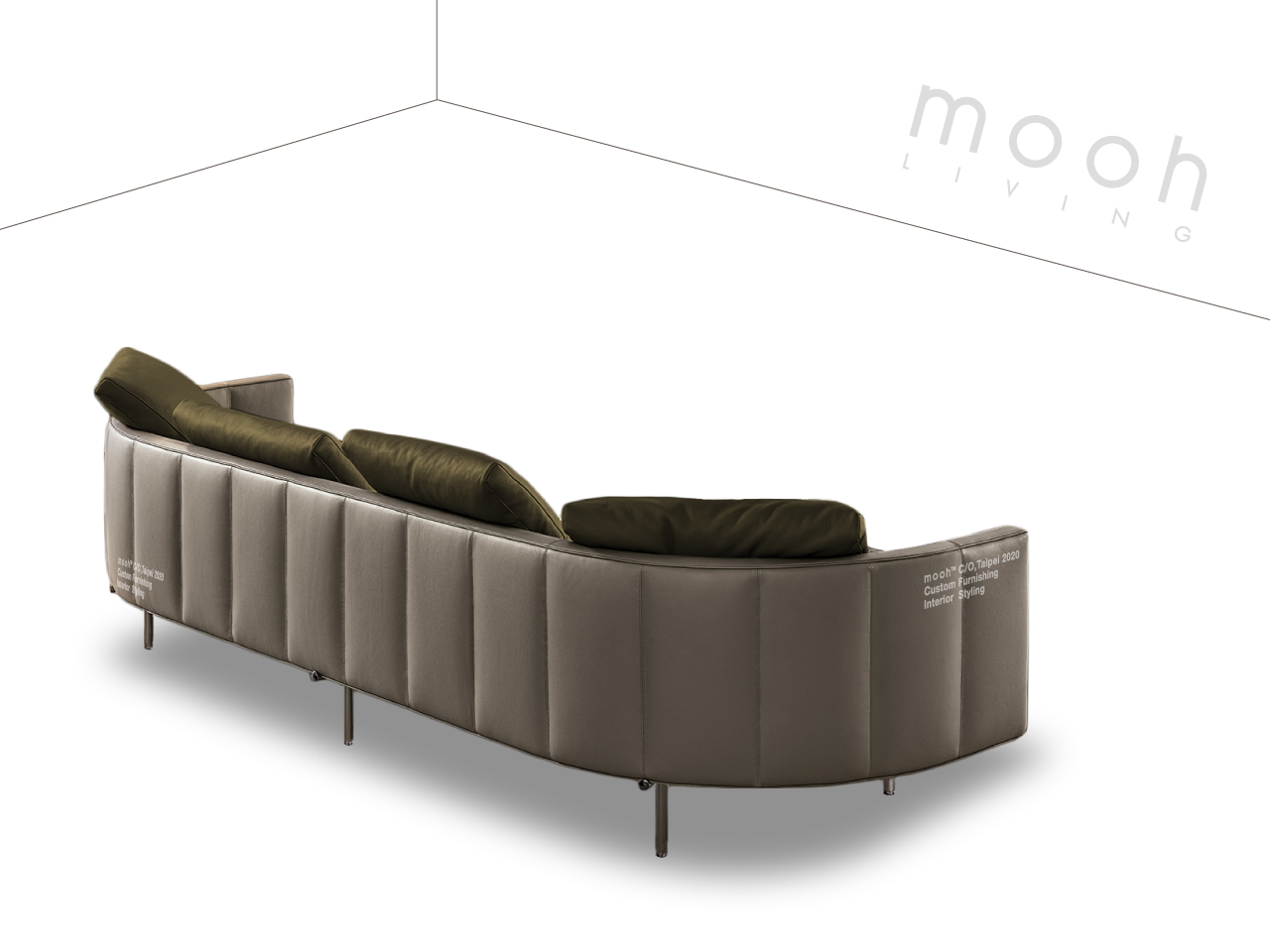 mooh Living 精選凱瑟琳｜三人沙發