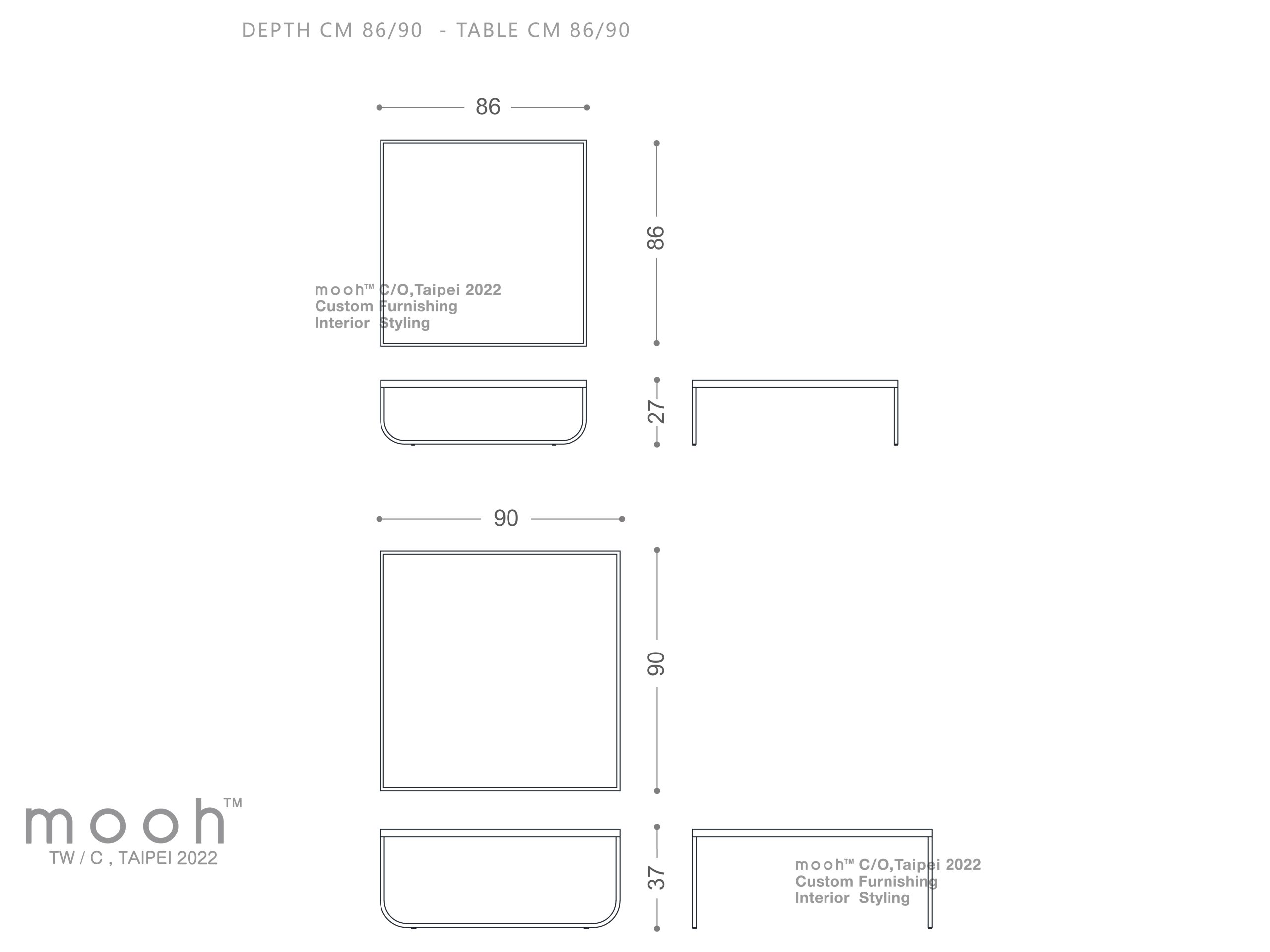 mooh Living 普諾｜茶几-詳細規格