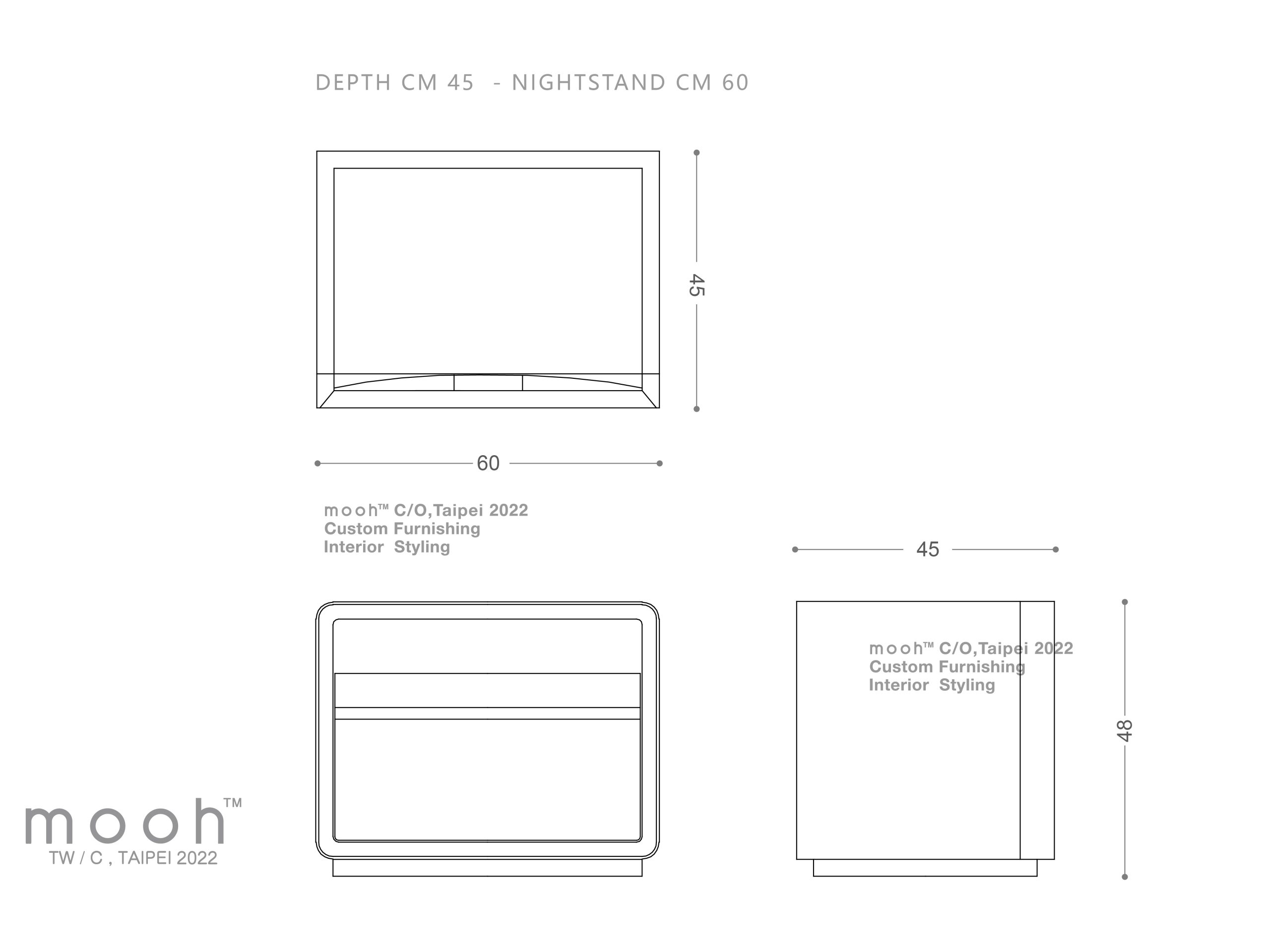 mooh Living 凱爾梅｜床頭櫃