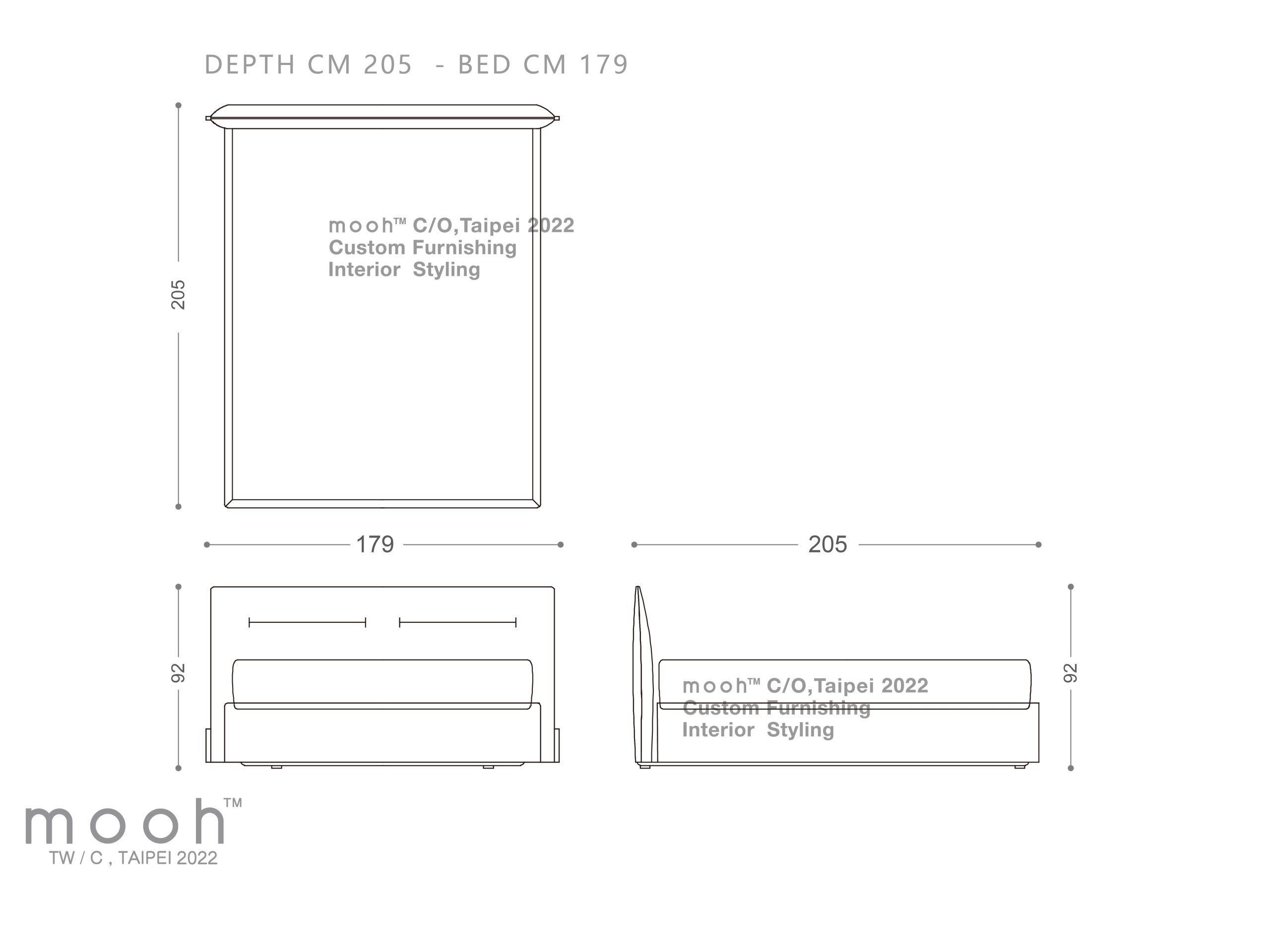 mooh Living 伊爾姆｜床-詳細規格