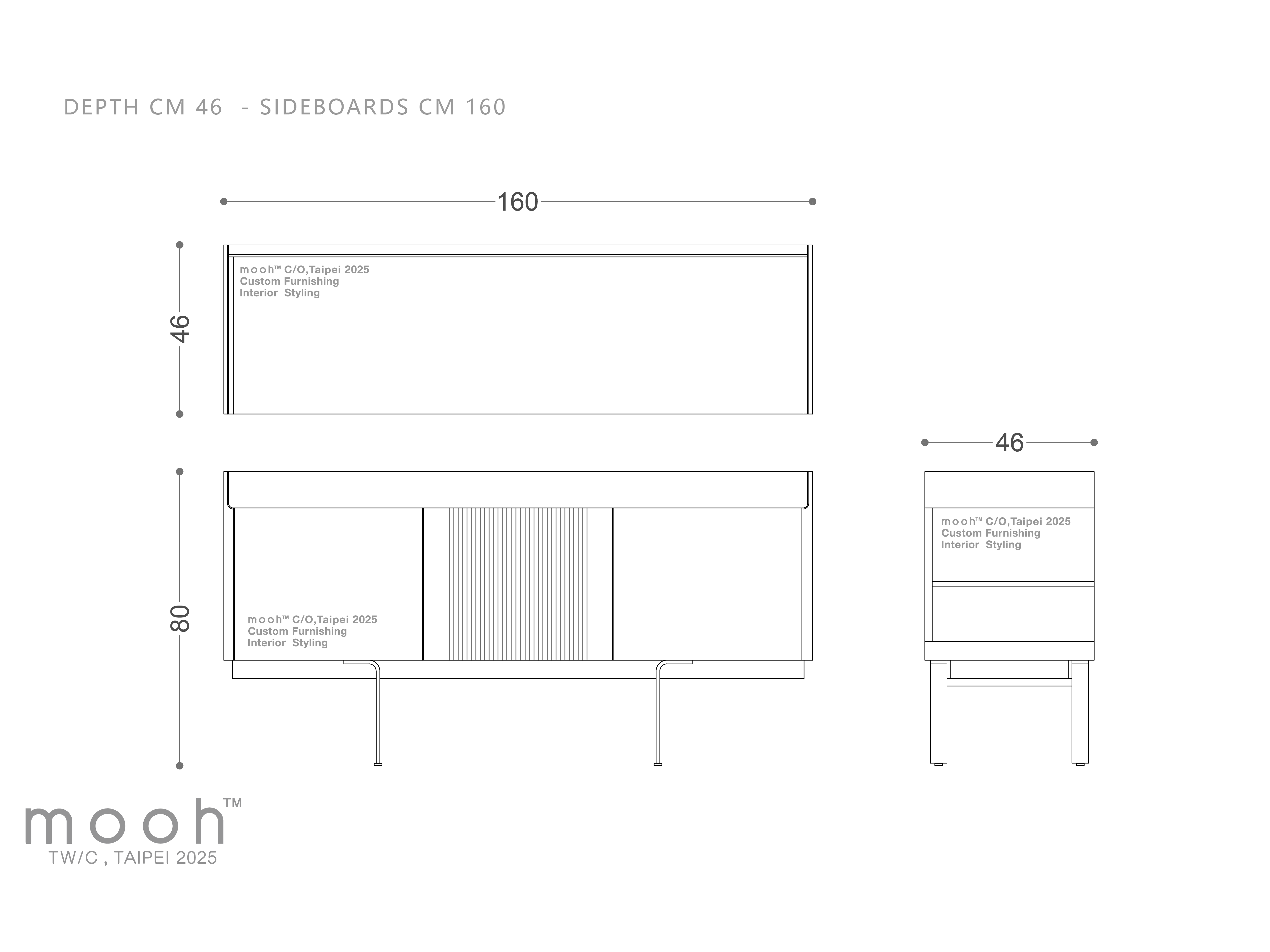 mooh Living 伊塔｜餐櫃-詳細規格