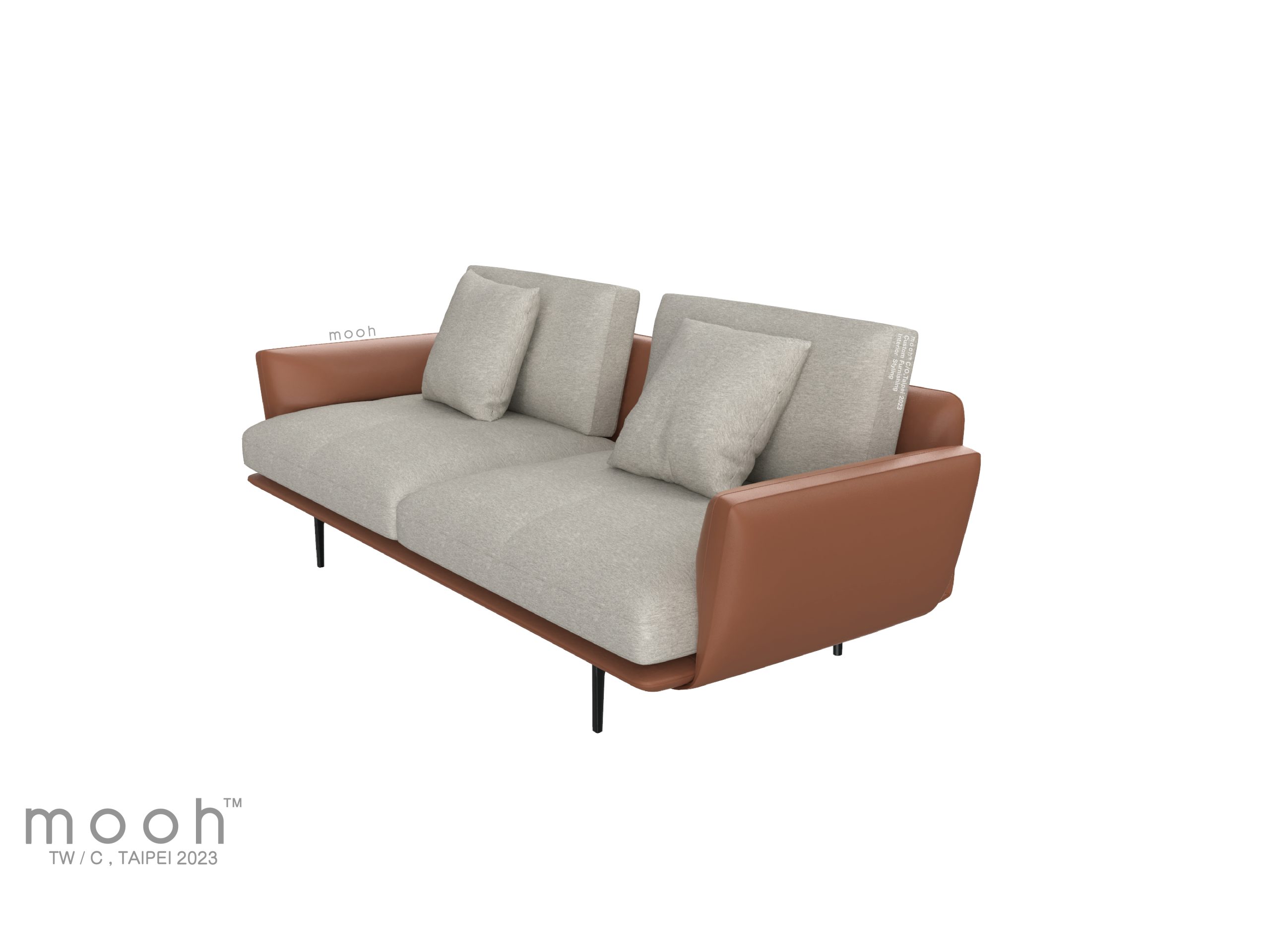 mooh Living 史丹佛｜三人沙發