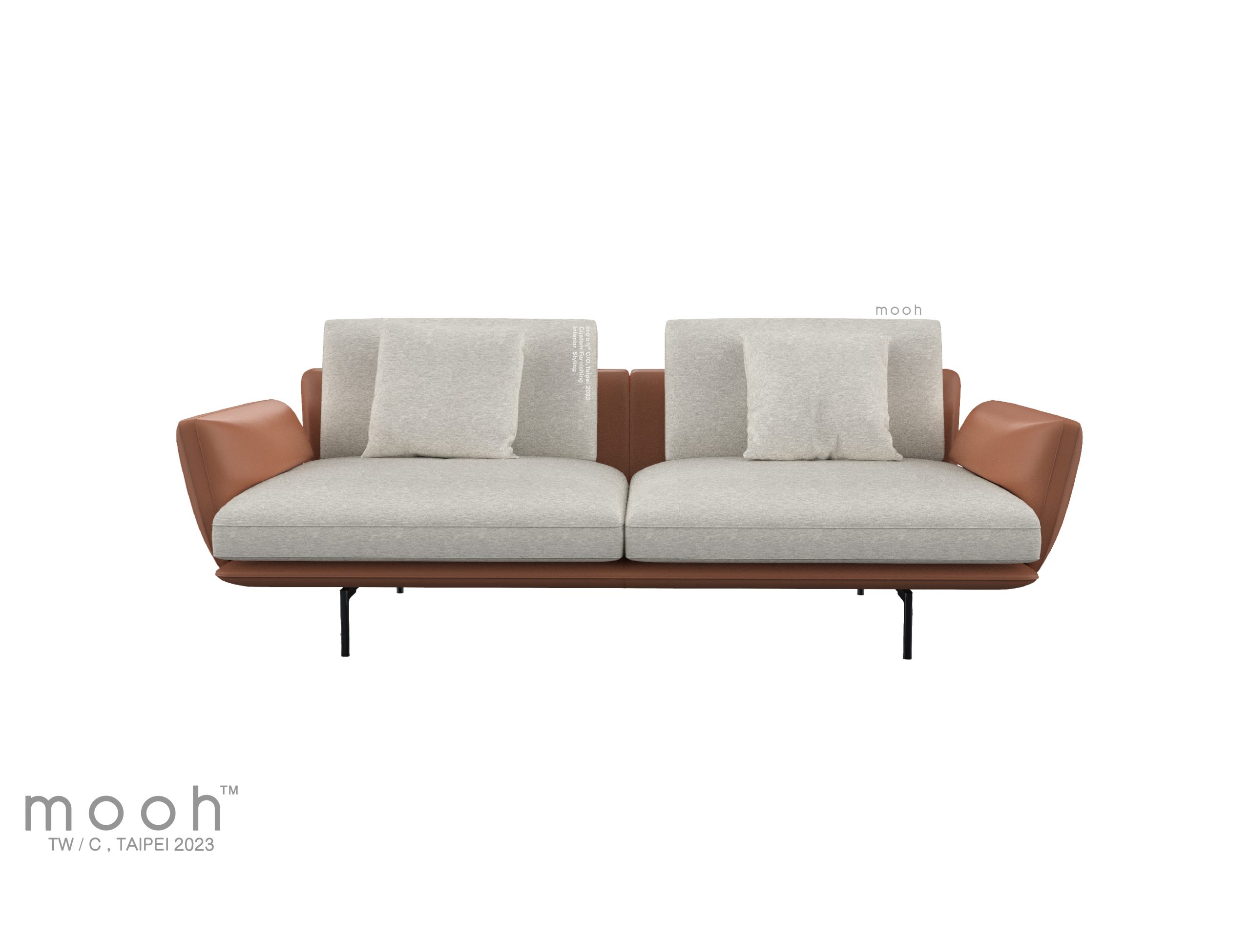 mooh Living 史丹佛｜三人沙發