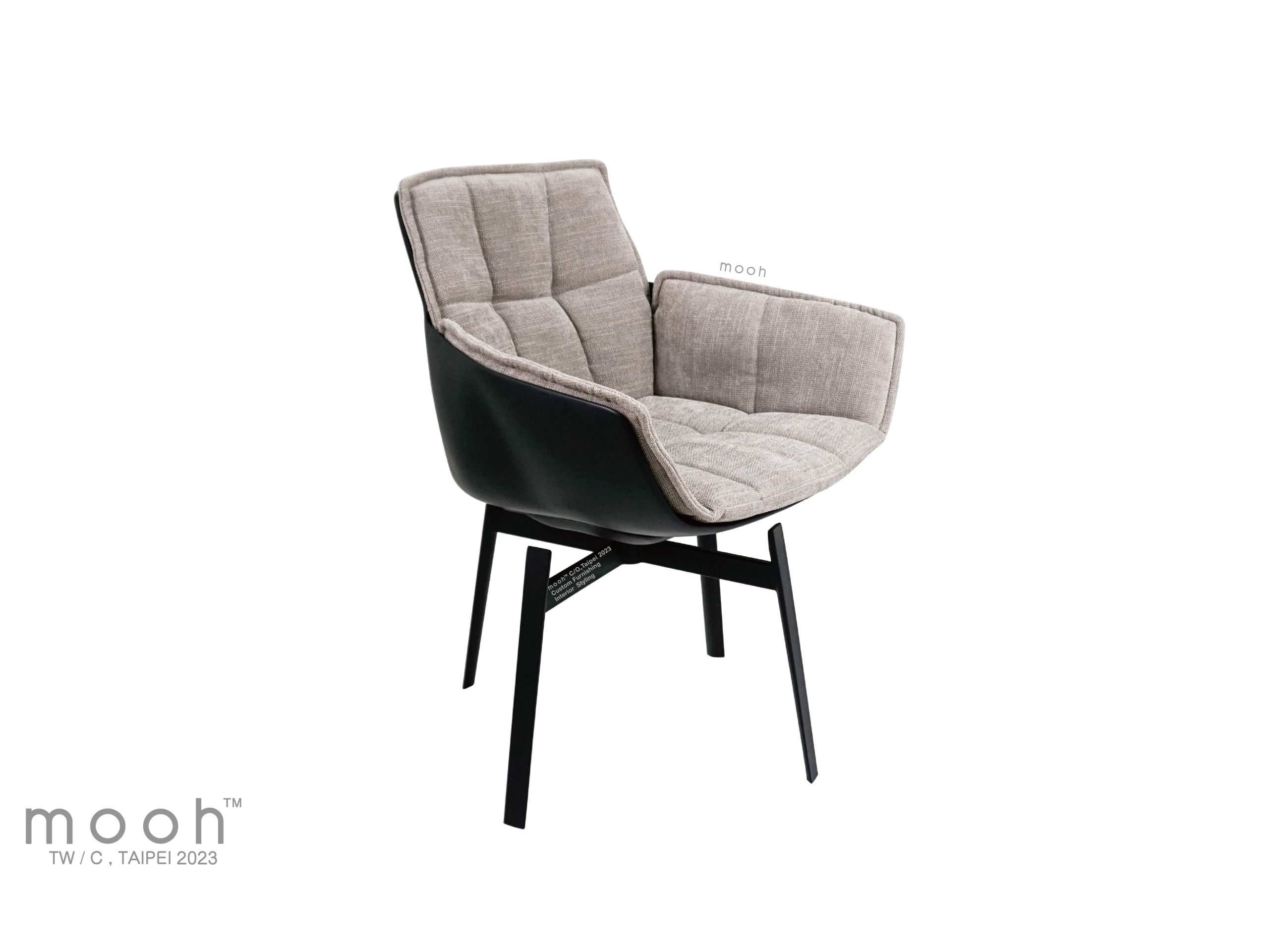 mooh Living 天鵝山｜扶手餐椅