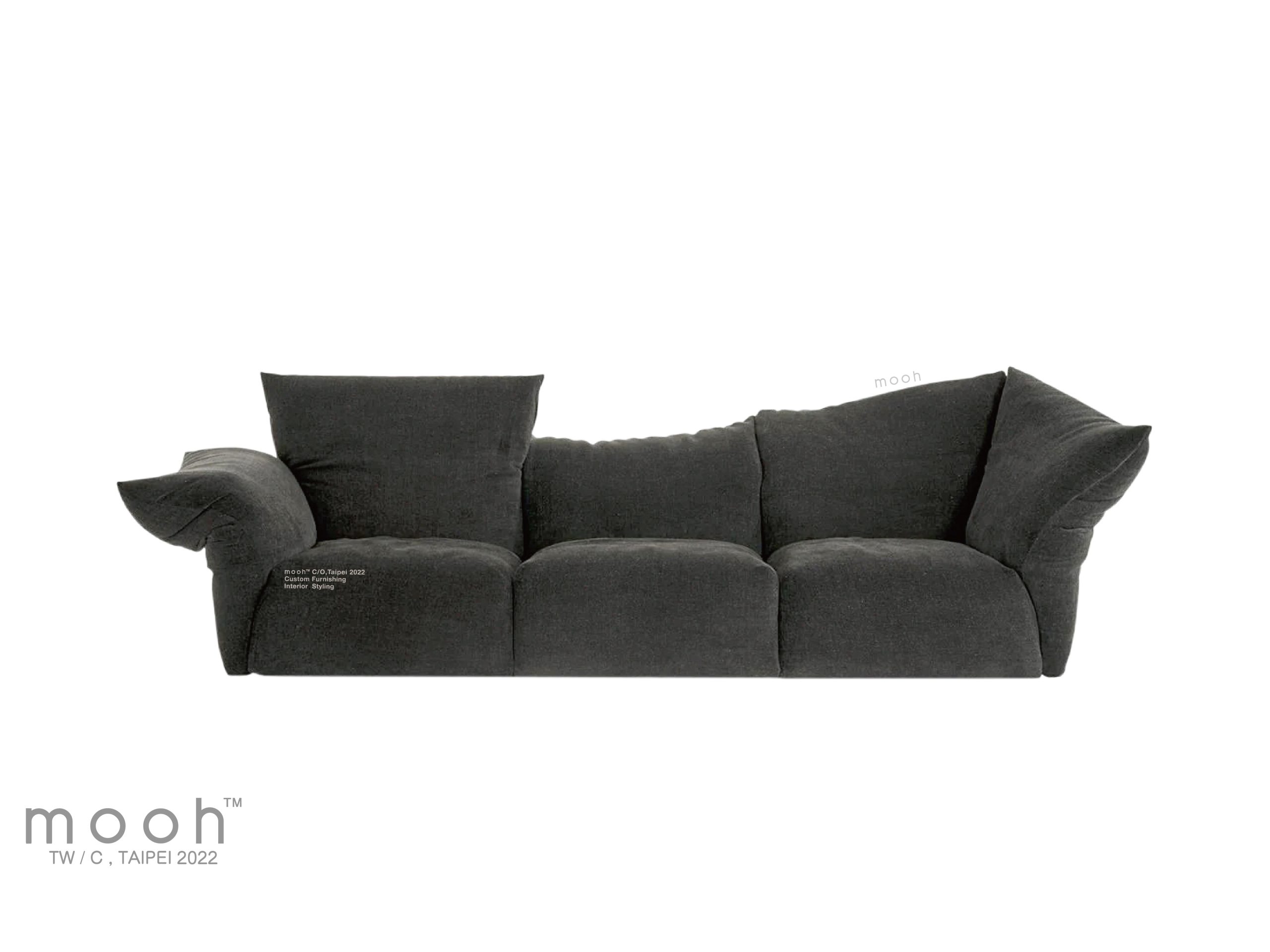 mooh Living 洛林｜三人花瓣沙發