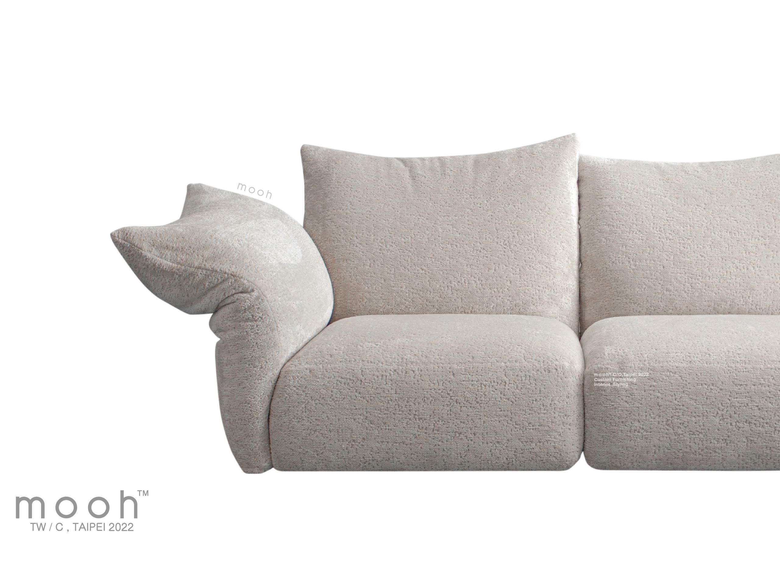 岩生口禾品 洛林2.0 │ L型沙發- 254 (2025全新升級) - mooh Living．墨禾製作