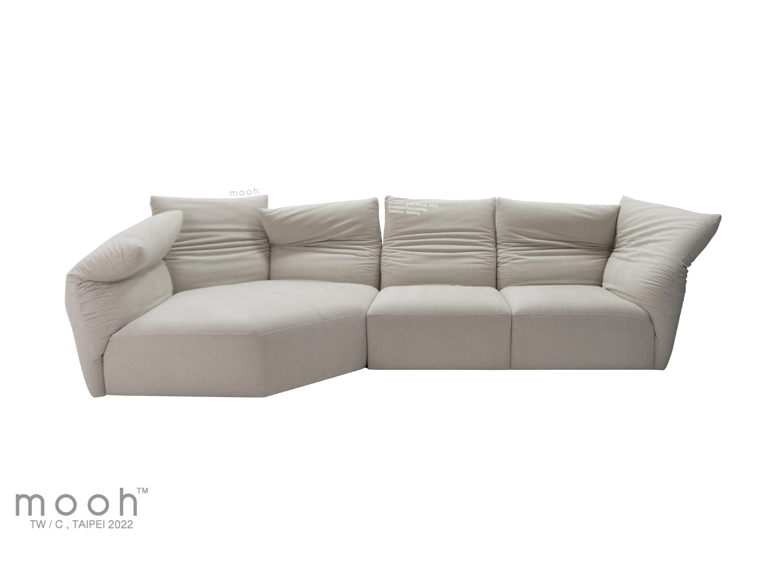 mooh Living 洛林｜ L型花瓣沙發- 334