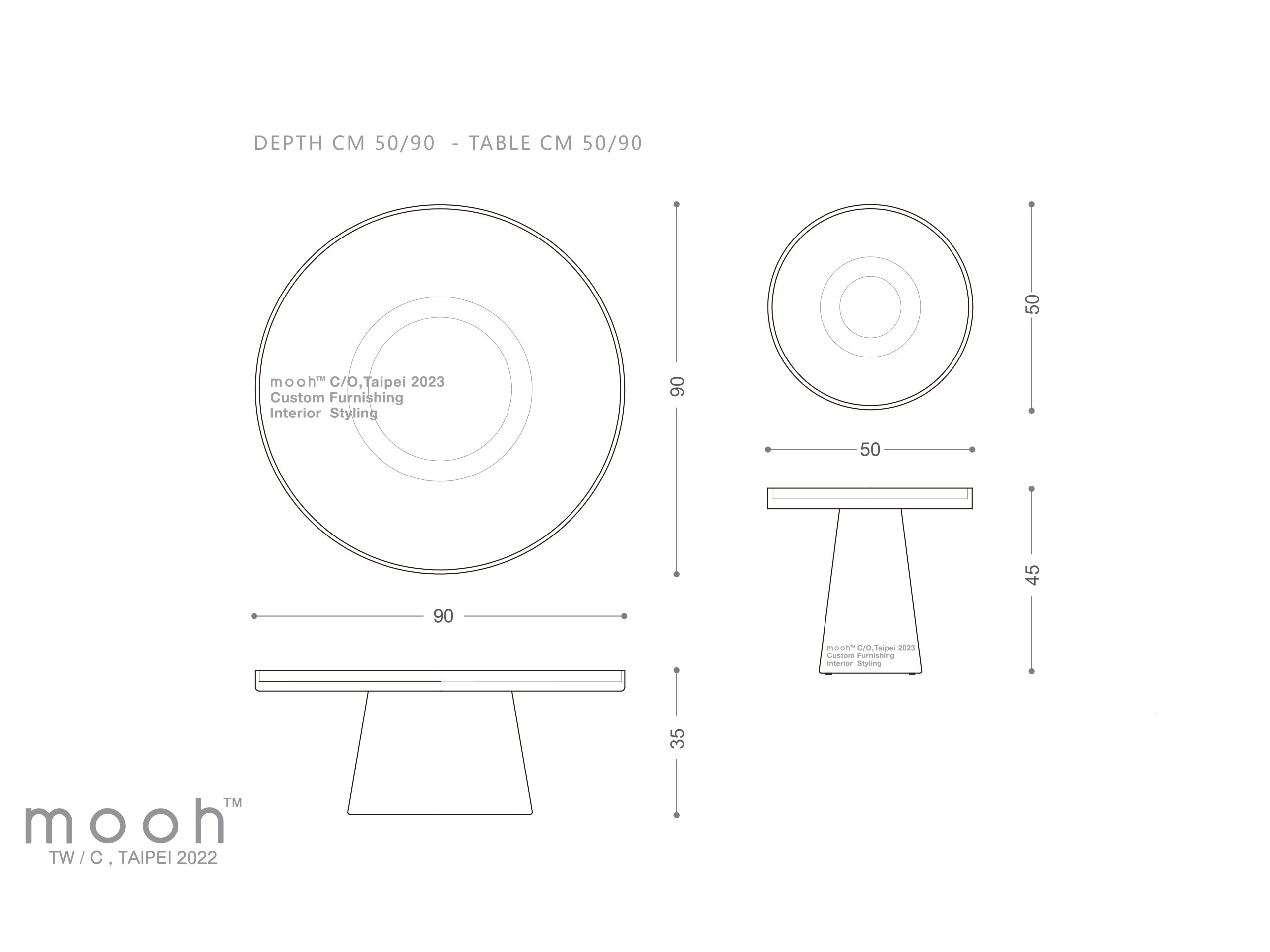 mooh Living 森格 │茶几-詳細規格