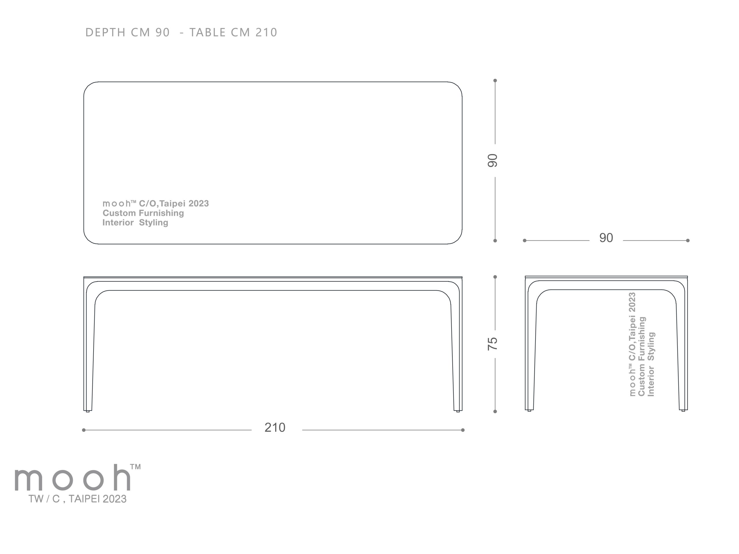 mooh Living 斯威特｜餐桌-詳細規格