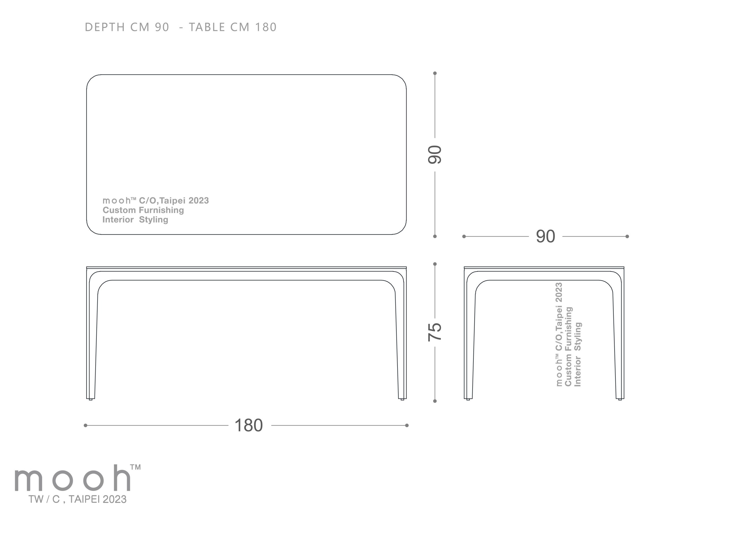 mooh Living 斯威特｜餐桌-詳細規格