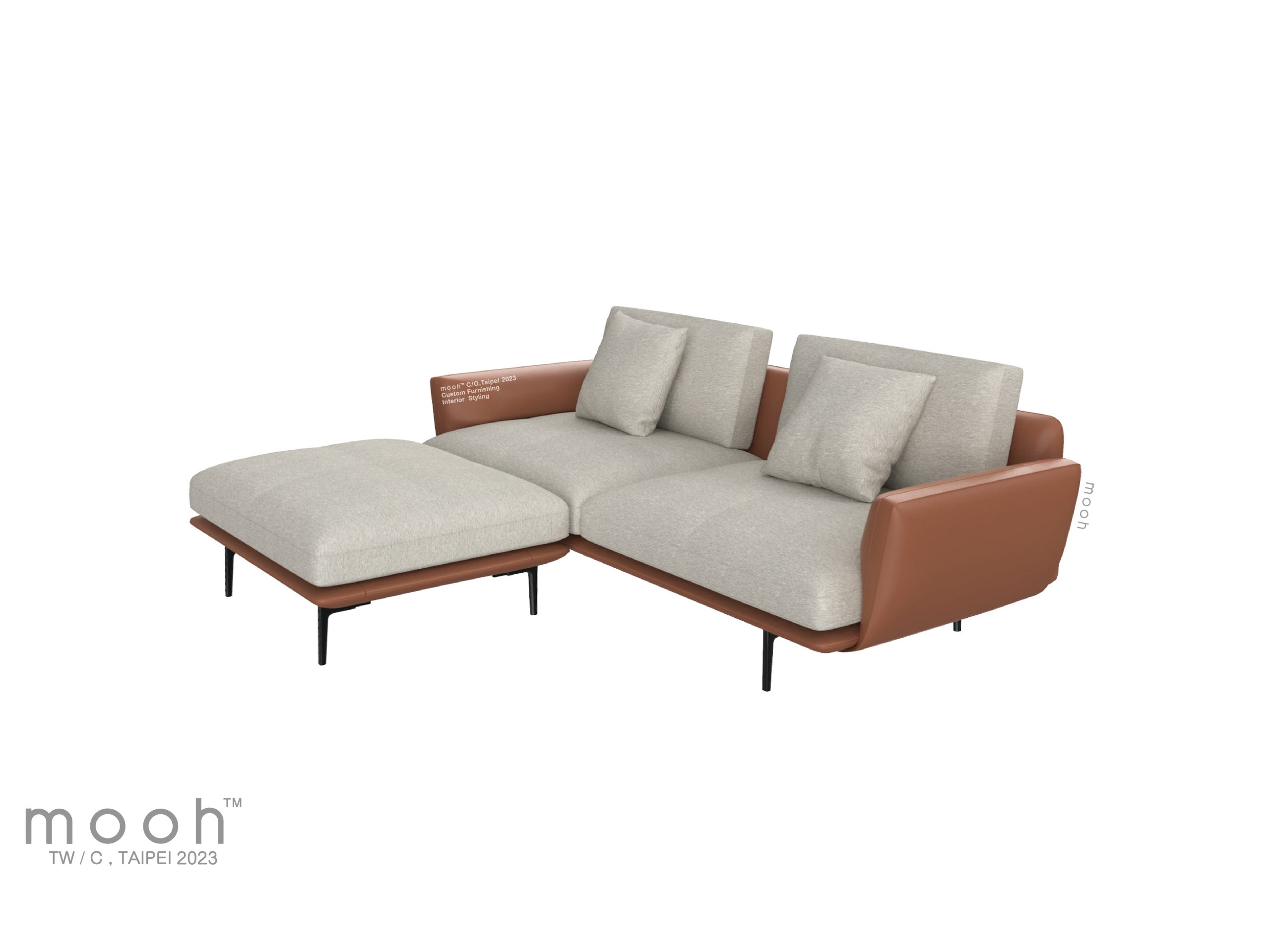mooh Living 史丹佛｜三人沙發
