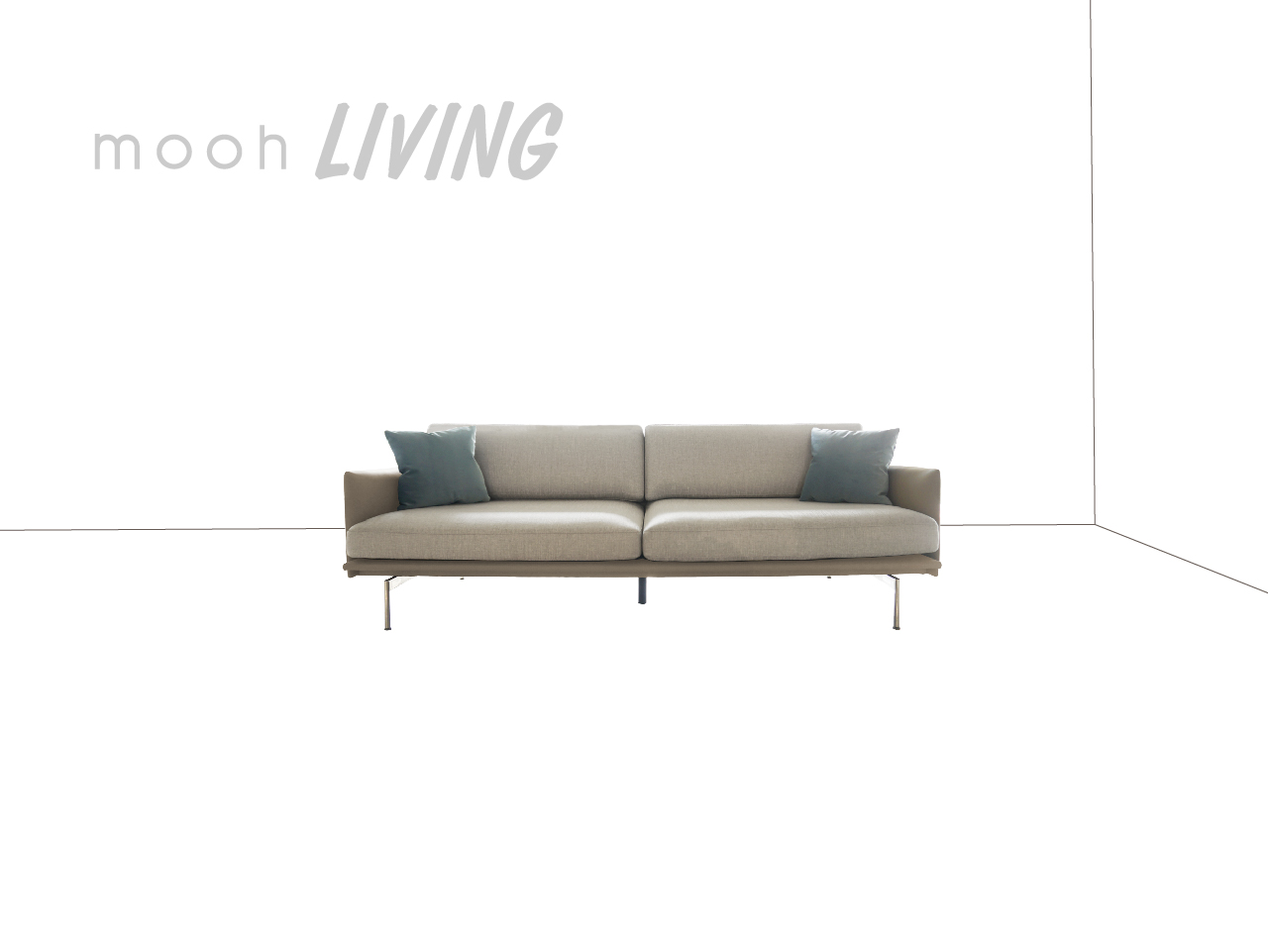 mooh Living 萊姆｜三人沙發