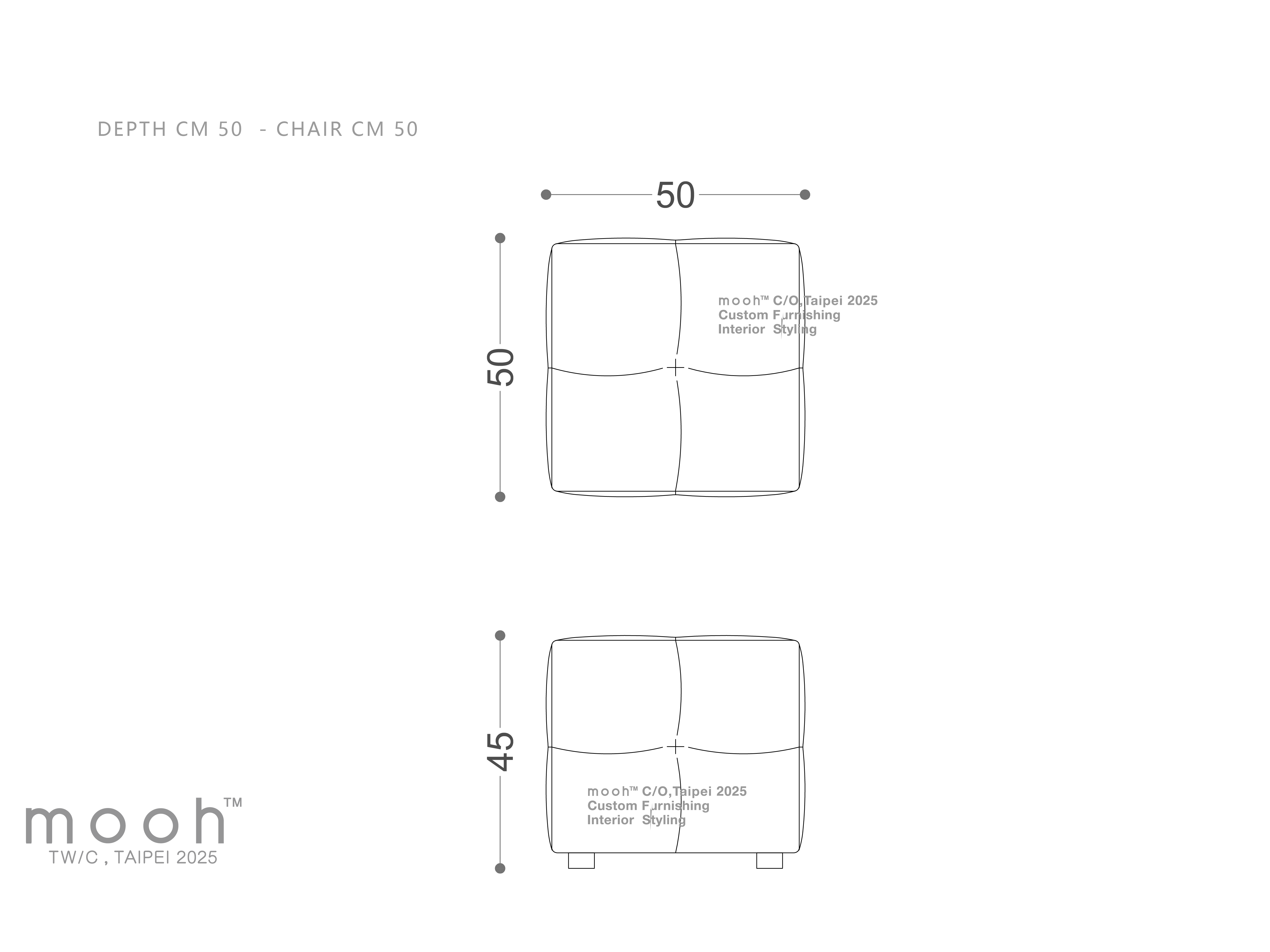 mooh Living 米克｜椅凳-詳細規格