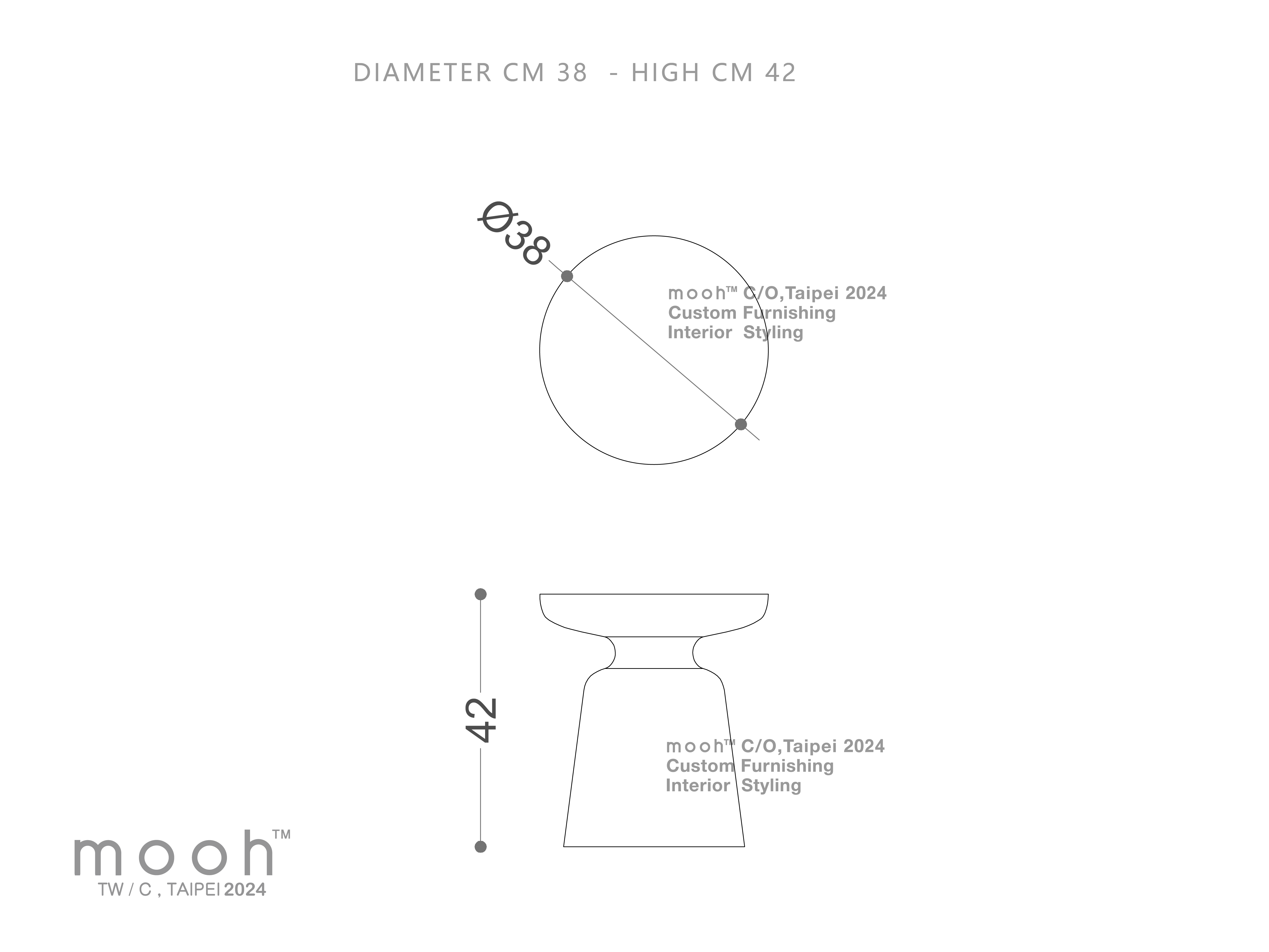 mooh Living 拉雅｜邊几-詳細規格