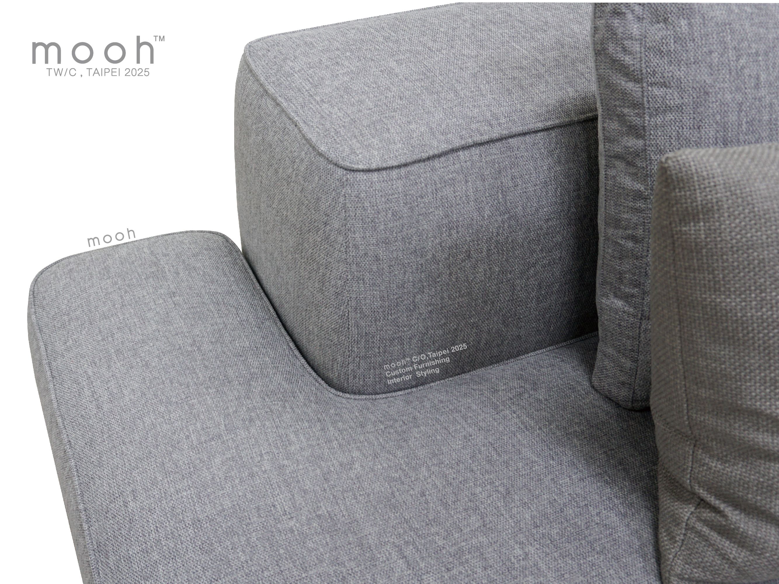 佛林斯│ 三人沙發- mooh Living．墨禾製作